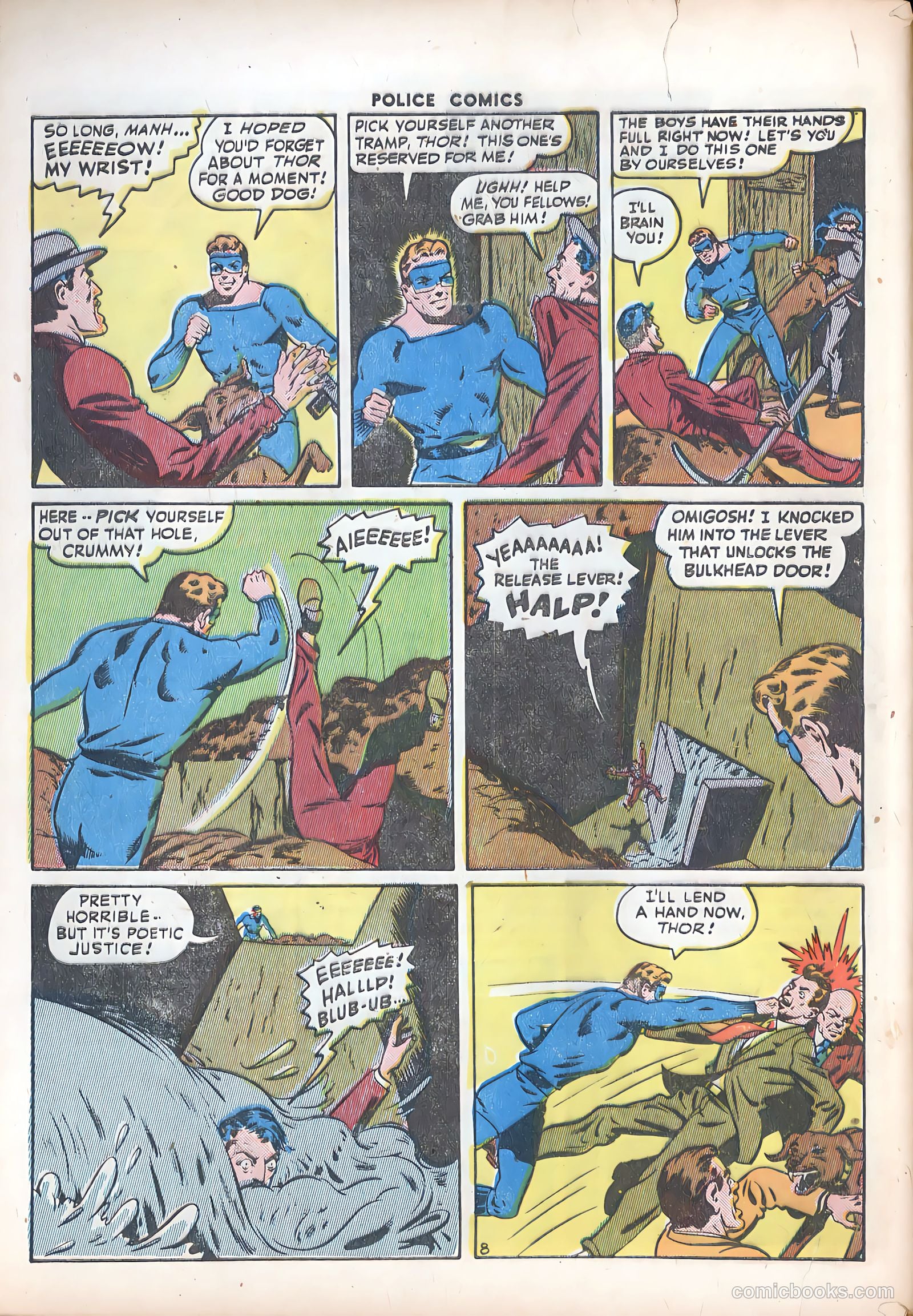 Police Comics #43 — page 56 of 60