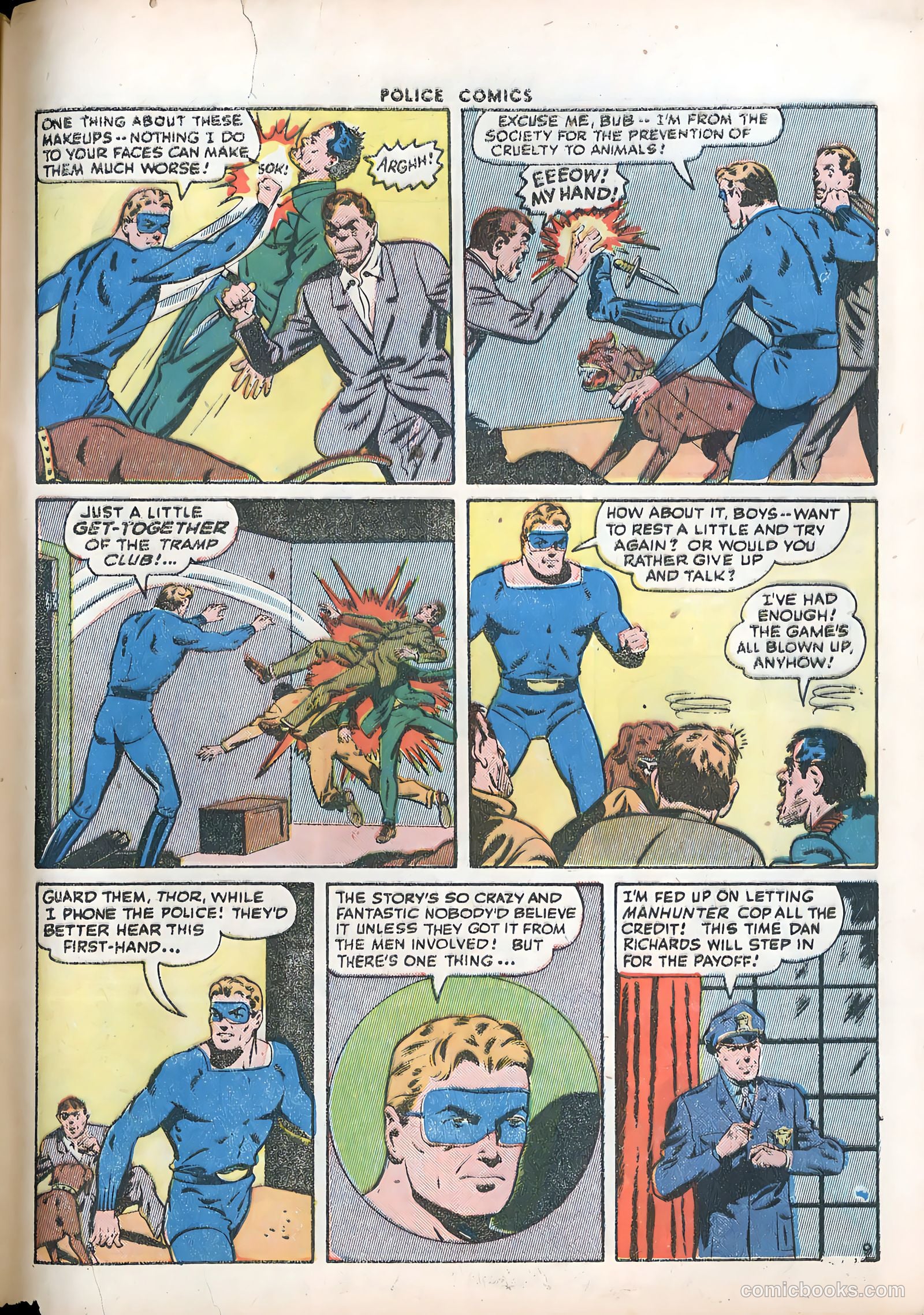 Police Comics #43 — page 57 of 60