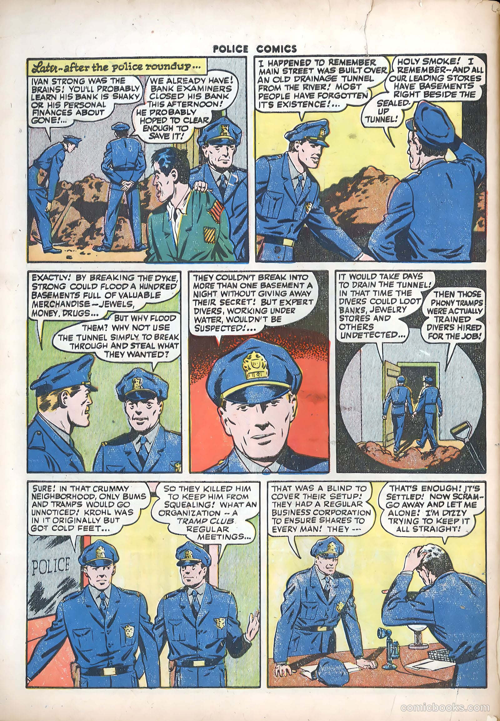 Police Comics #43 — page 58 of 60