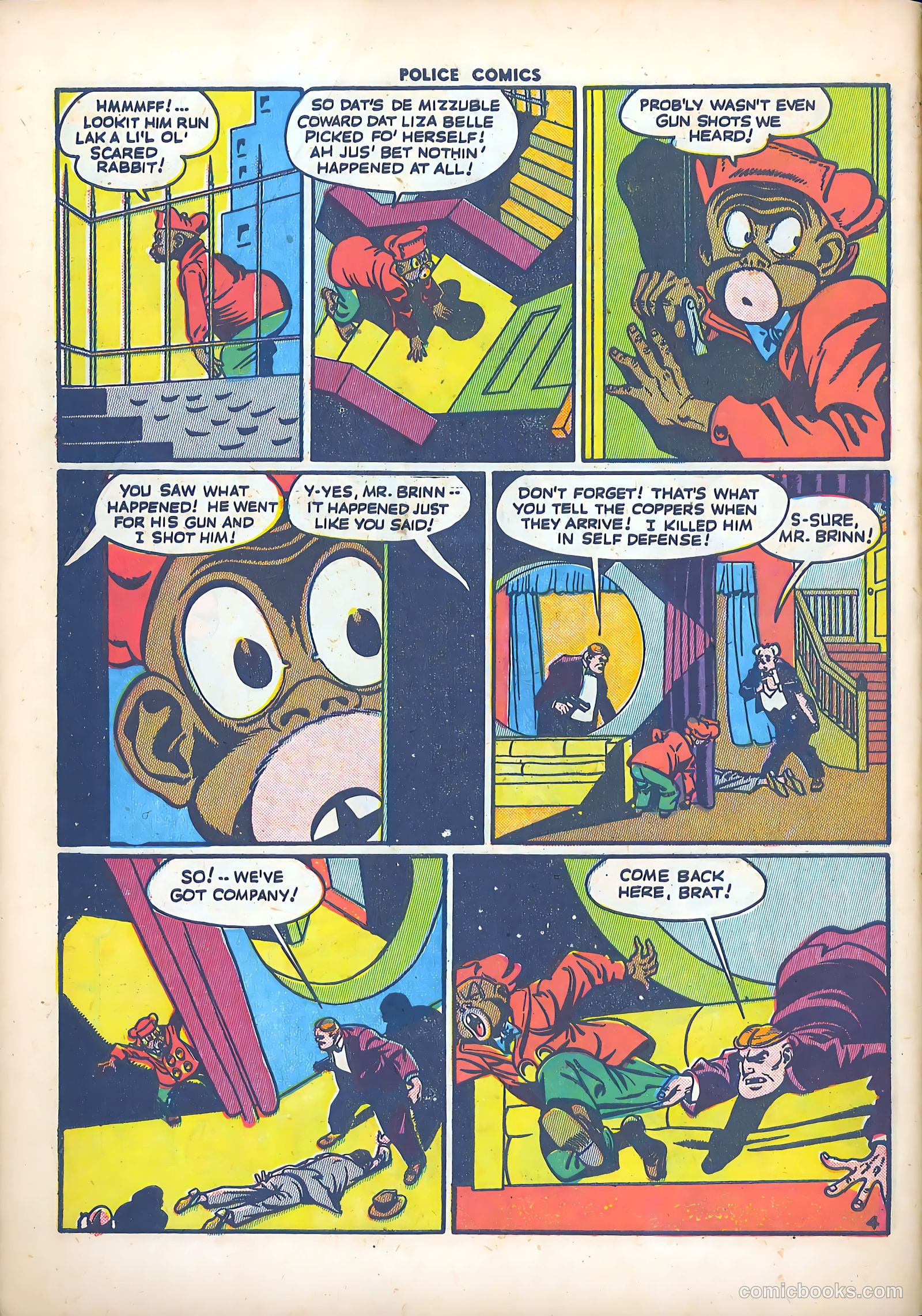 Police Comics #44 — page 54 of 60