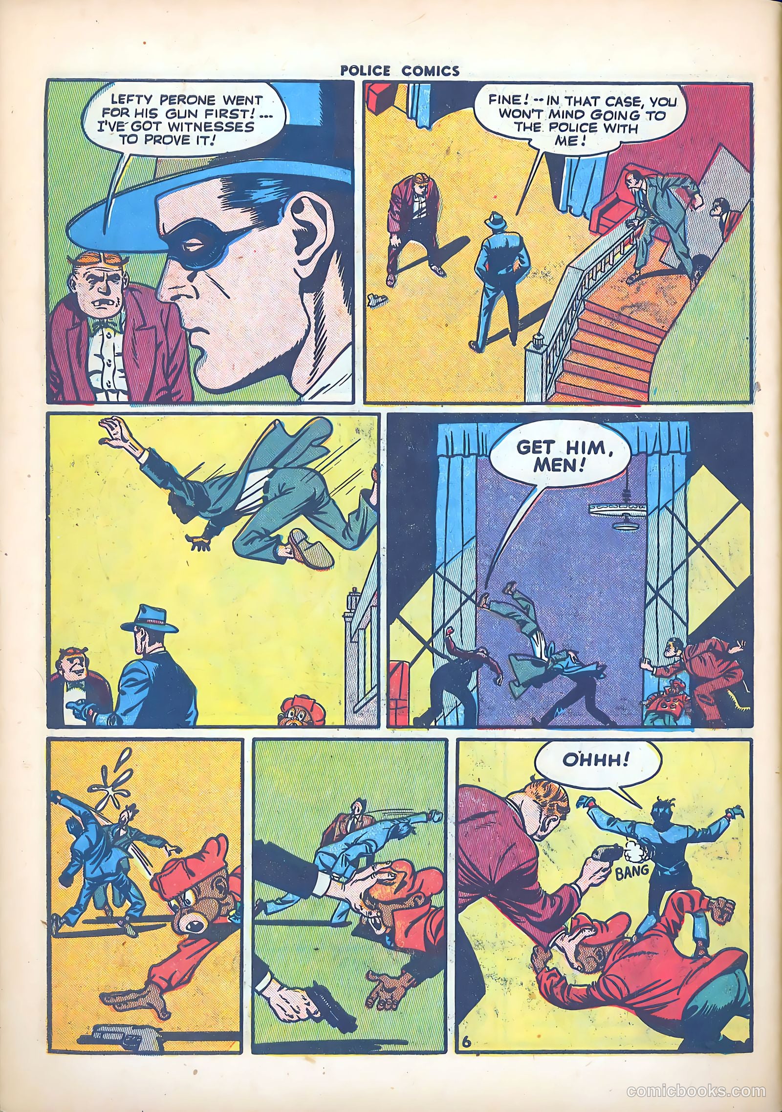 Police Comics #44 — page 56 of 60