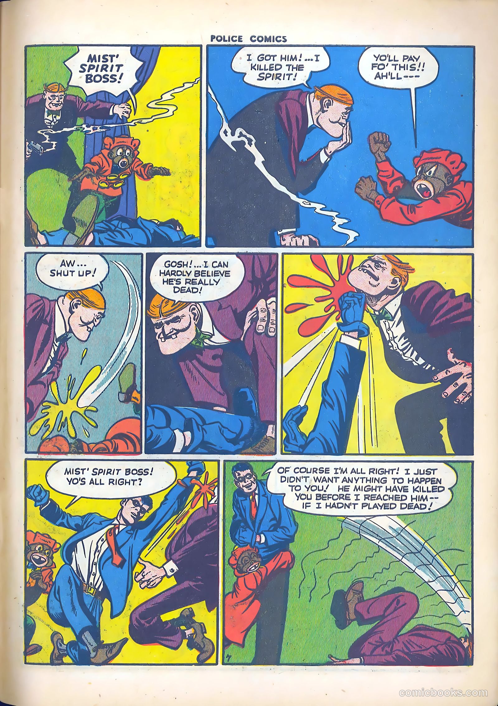 Police Comics #44 — page 57 of 60