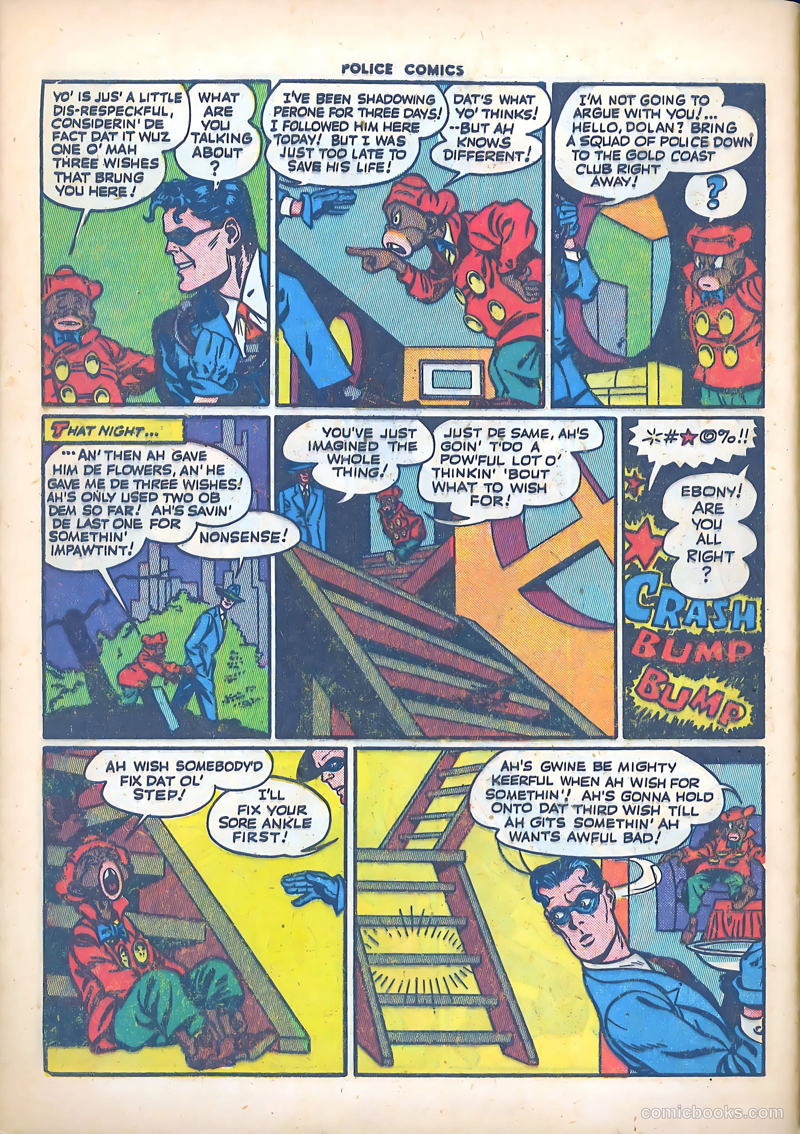Police Comics #44 — page 58 of 60