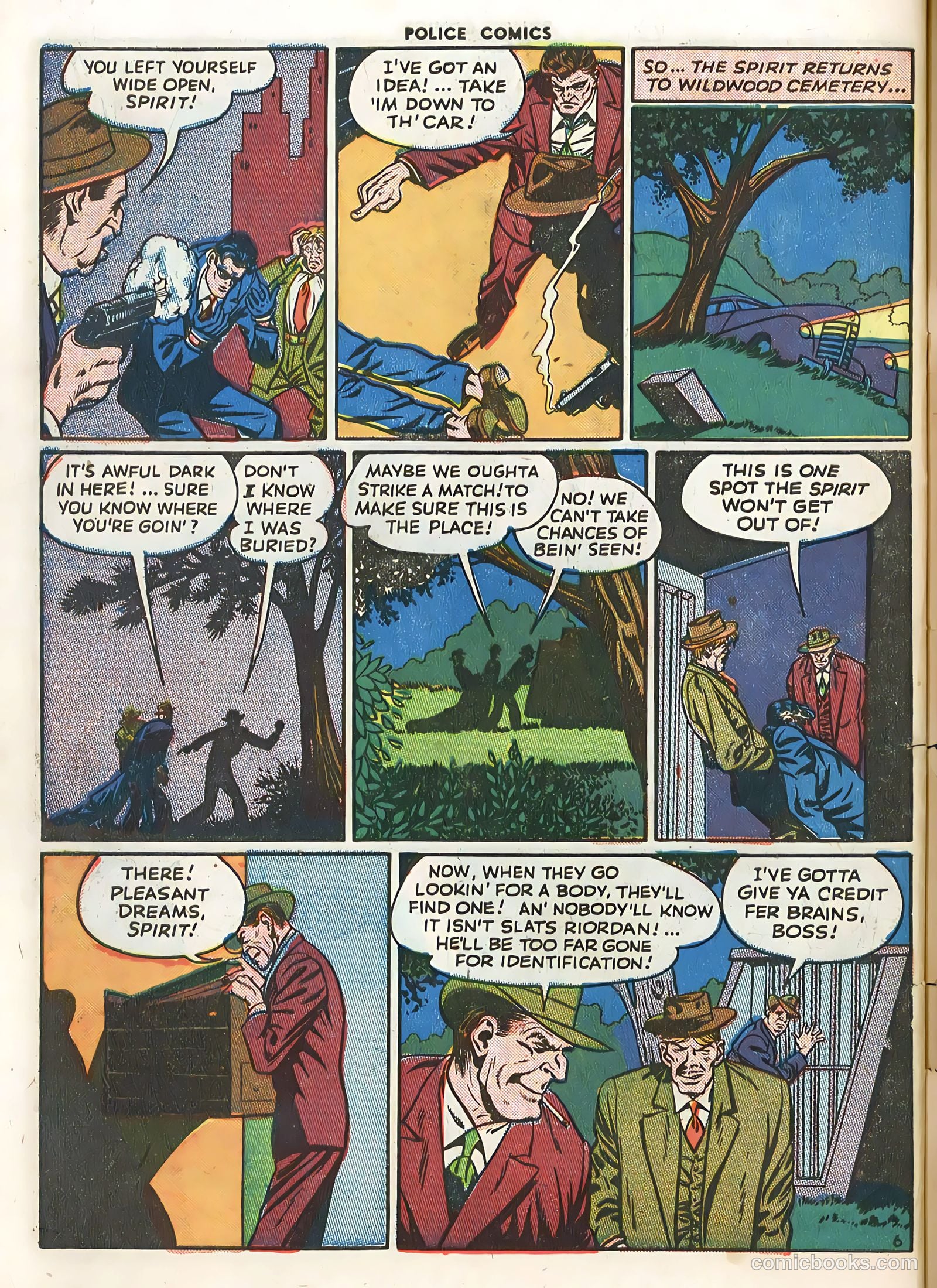 Police Comics #45 — page 56 of 60