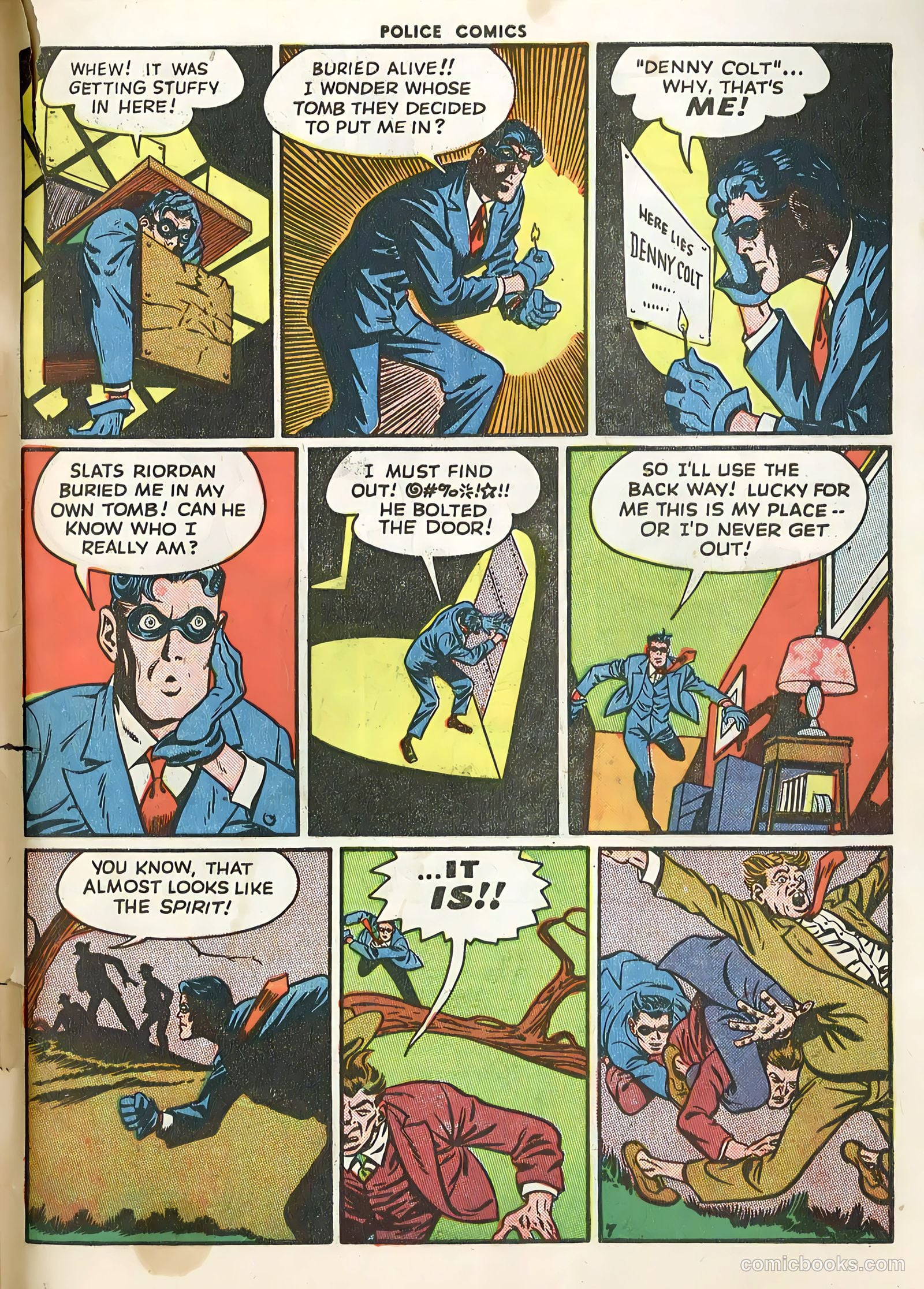 Police Comics #45 — page 57 of 60