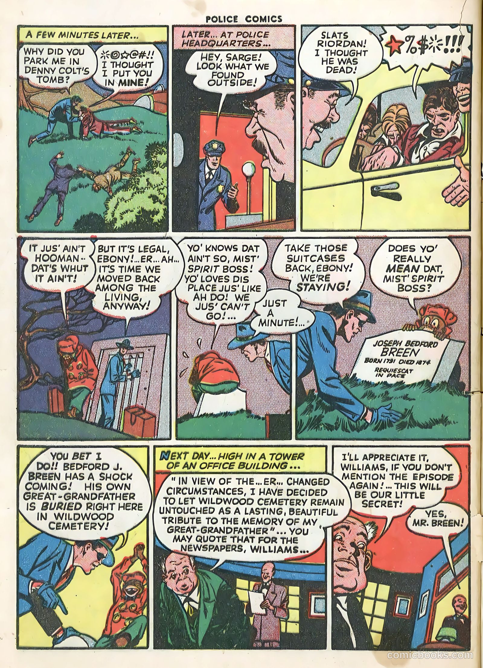 Police Comics #45 — page 58 of 60