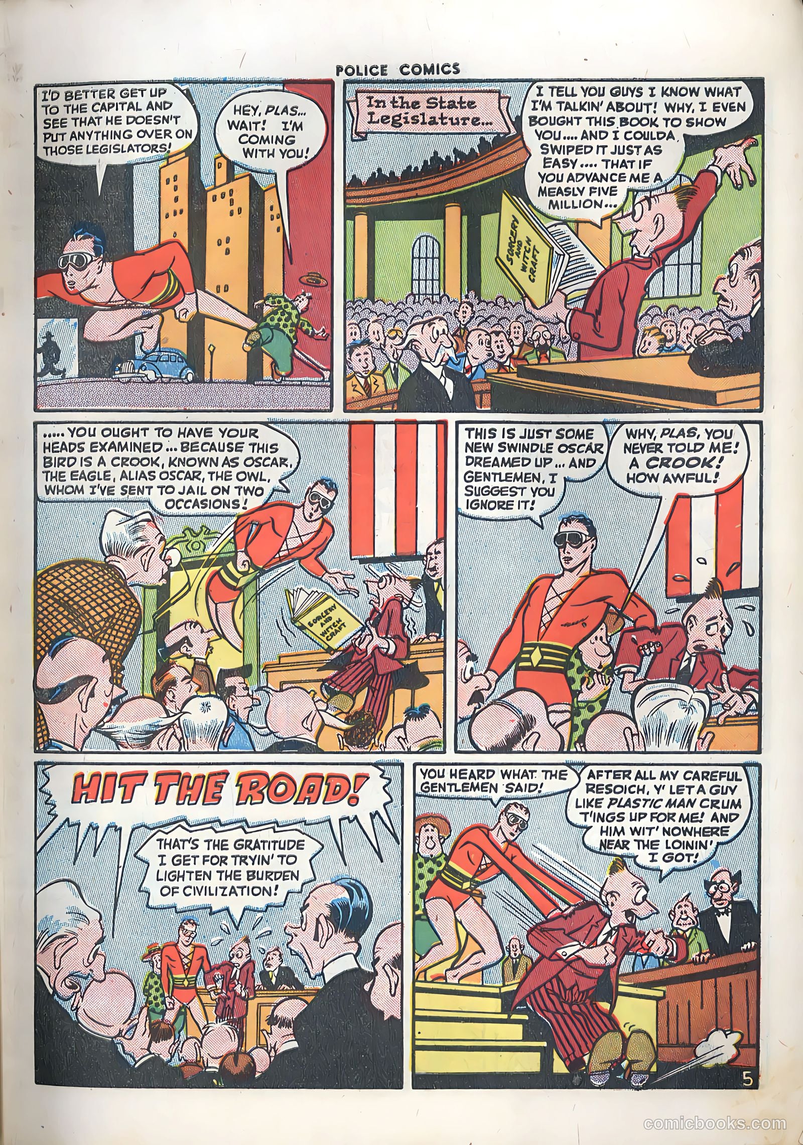 Police Comics #46 — page 8 of 61