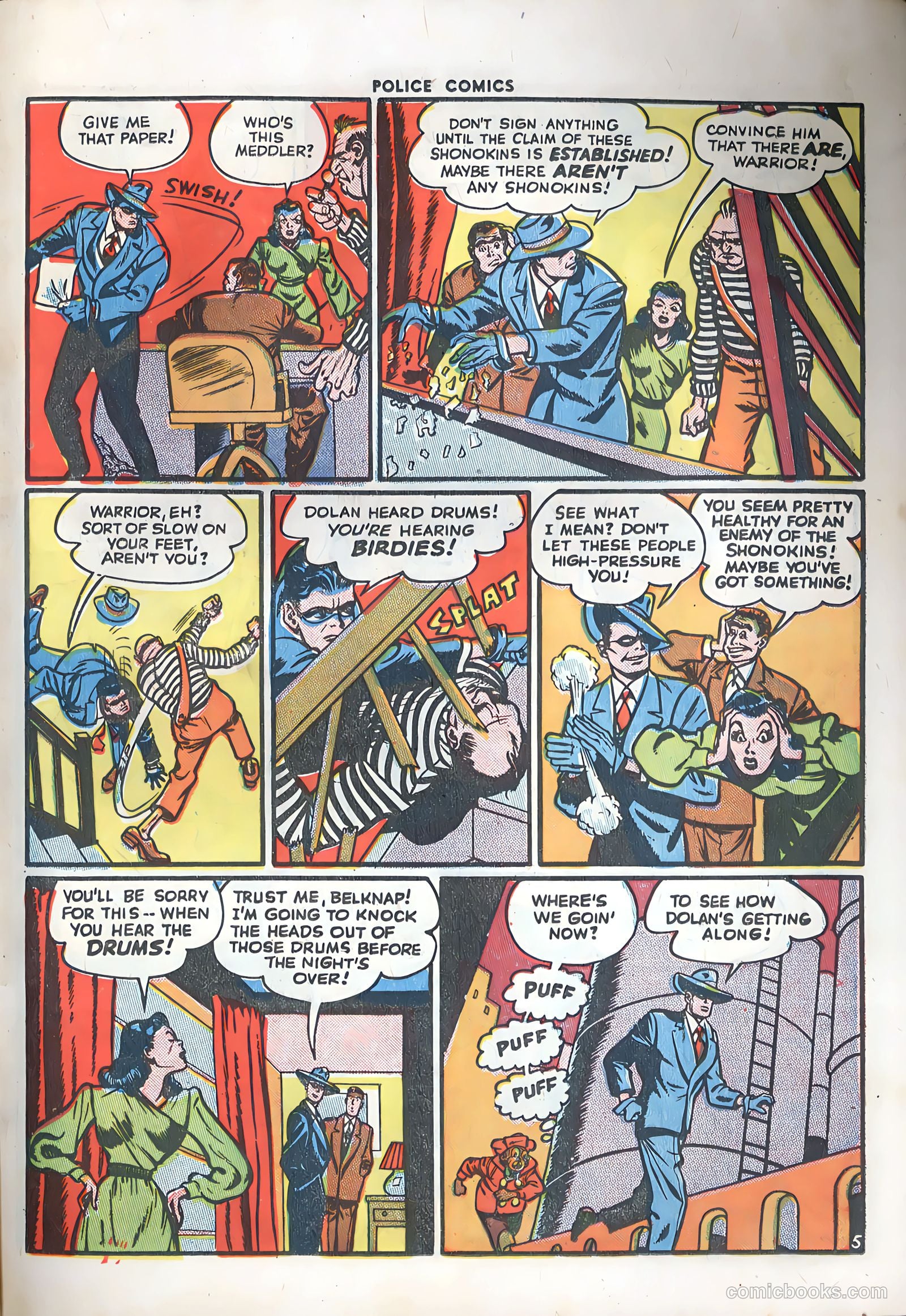 Police Comics #46 — page 36 of 61