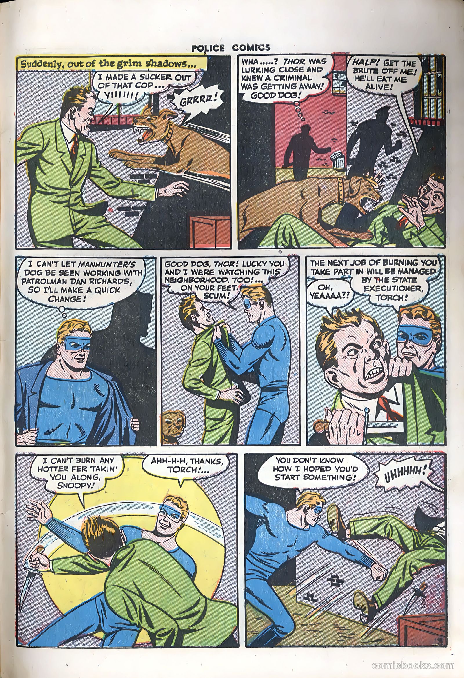 Police Comics #46 — page 52 of 61
