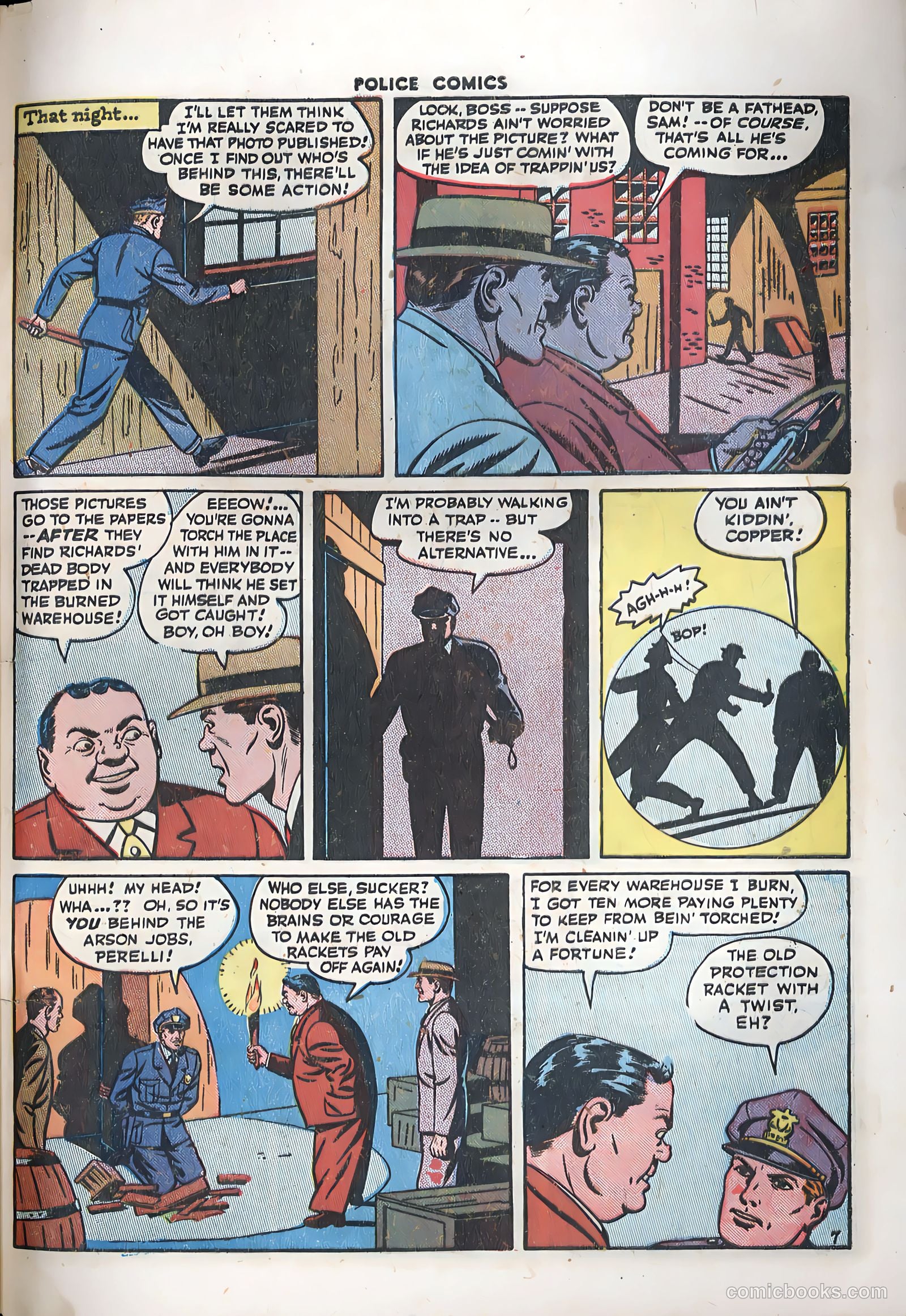 Police Comics #46 — page 56 of 61