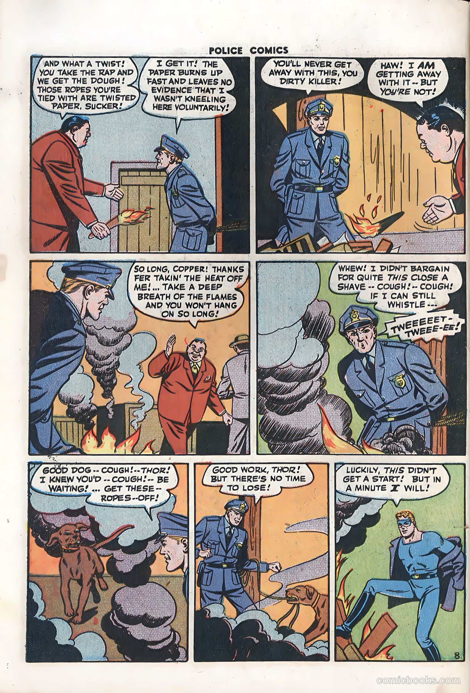 Police Comics #46 — page 57 of 61