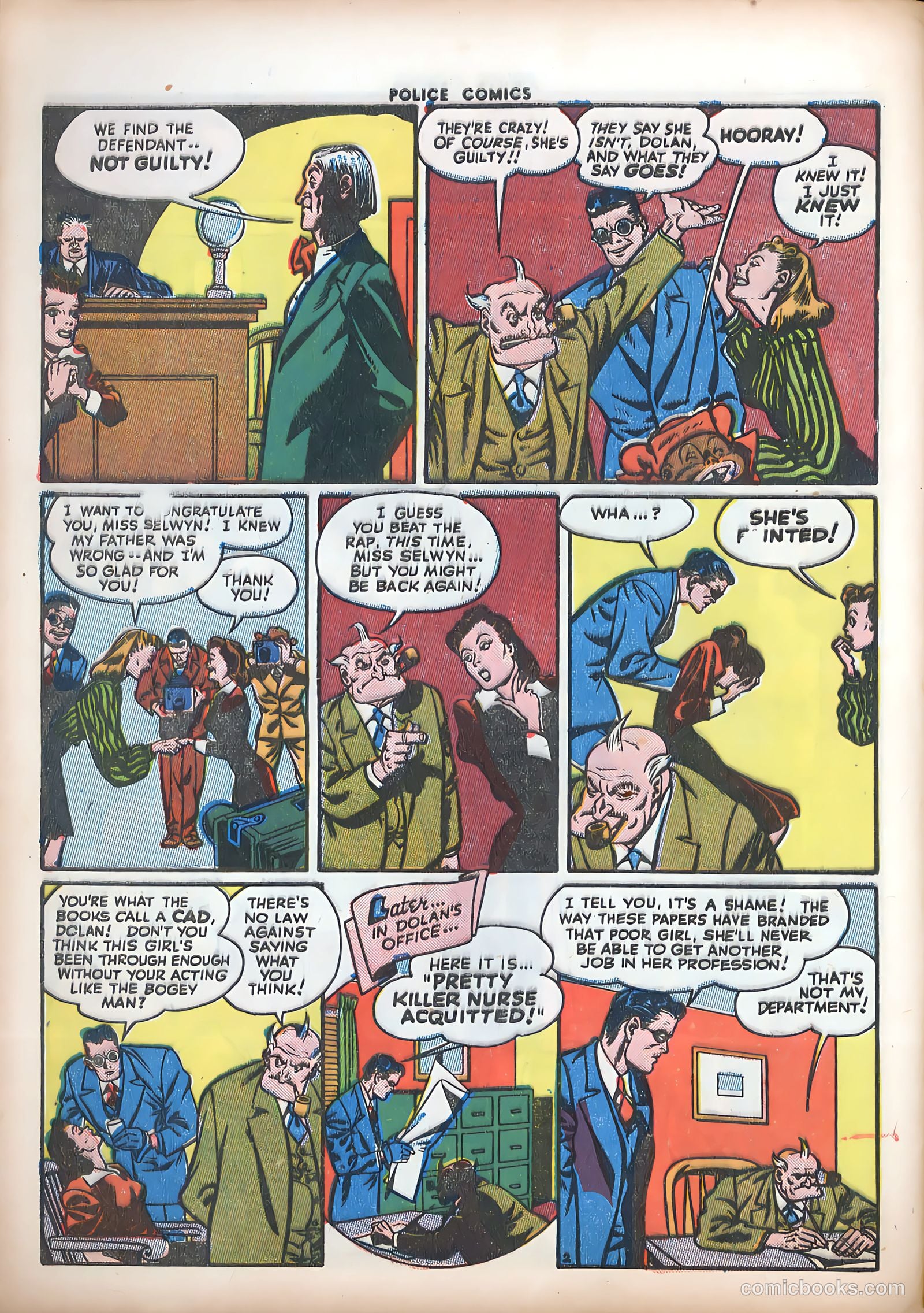 Police Comics #47 — page 52 of 60