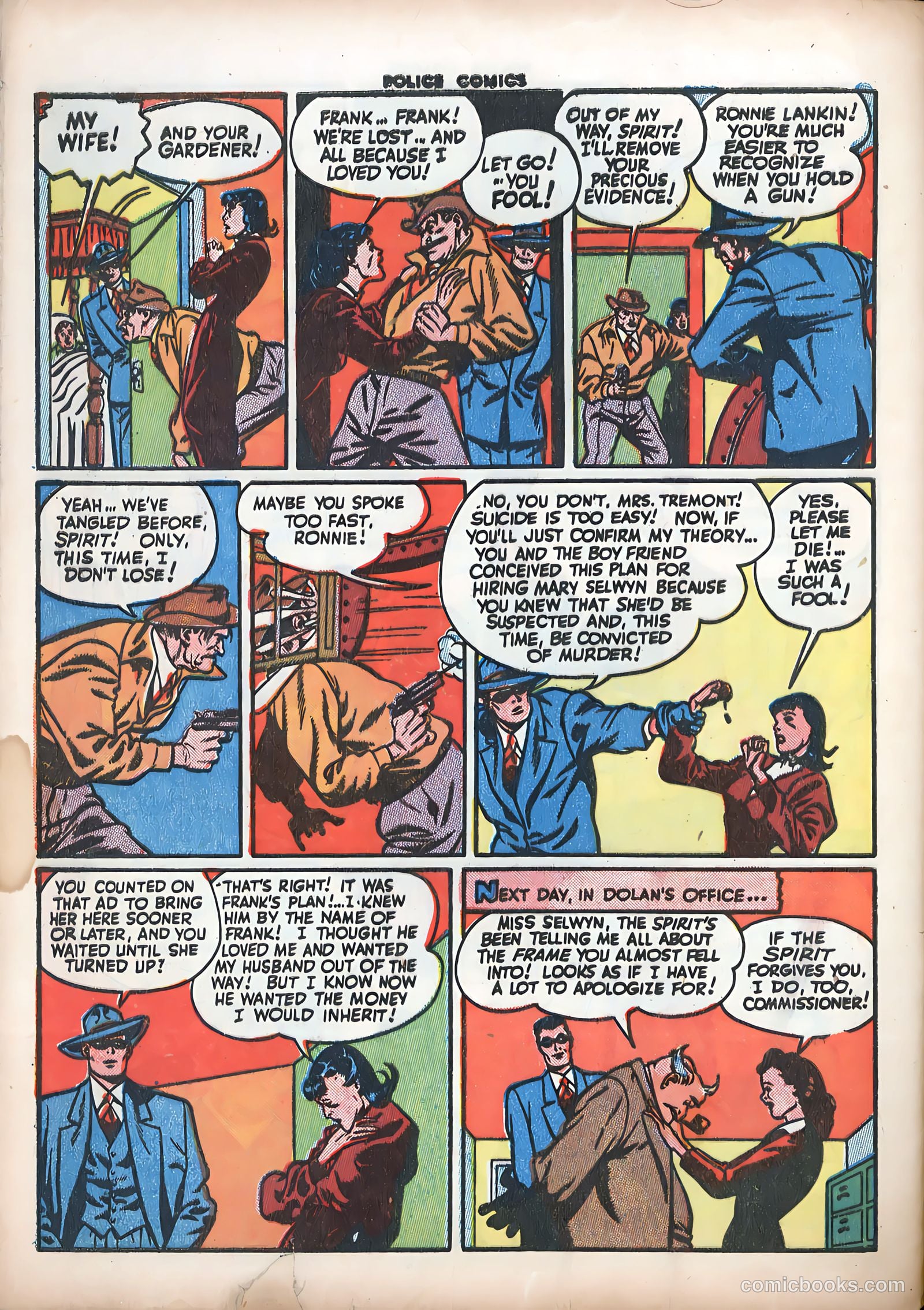 Police Comics #47 — page 58 of 60