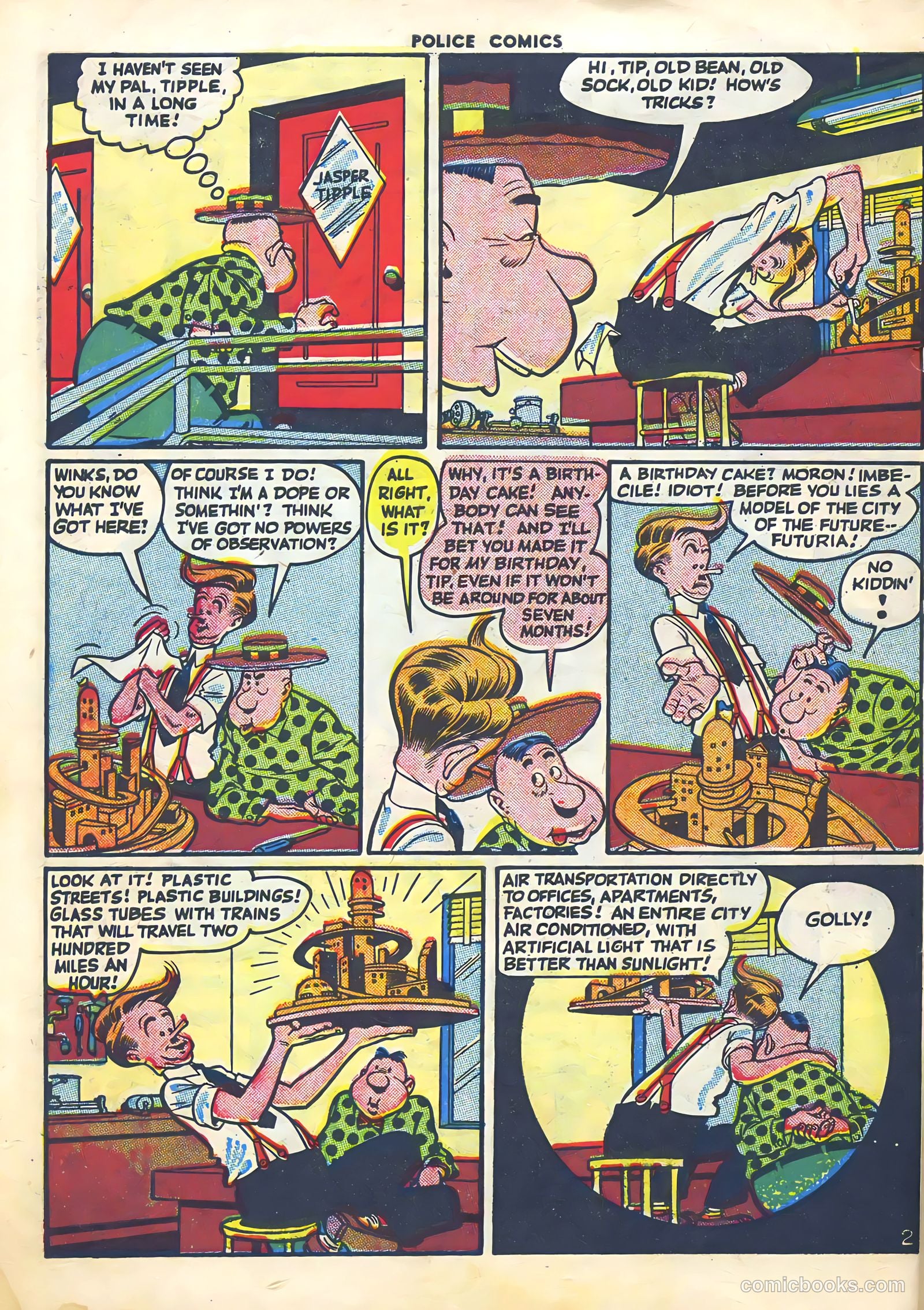 Police Comics #48 — page 4 of 60