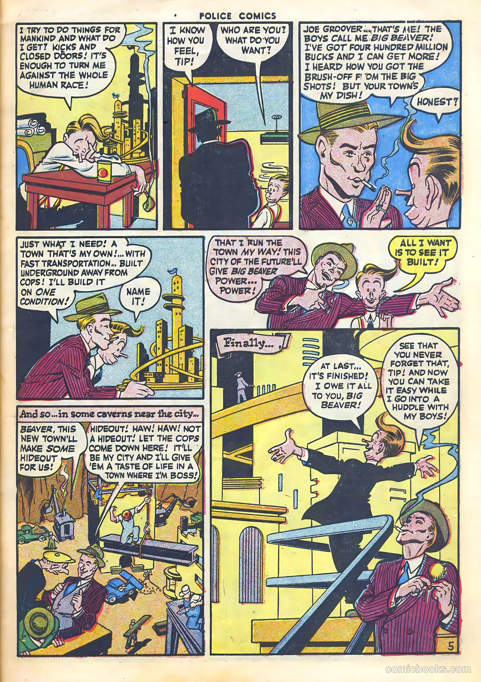 Police Comics #48 — page 7 of 60