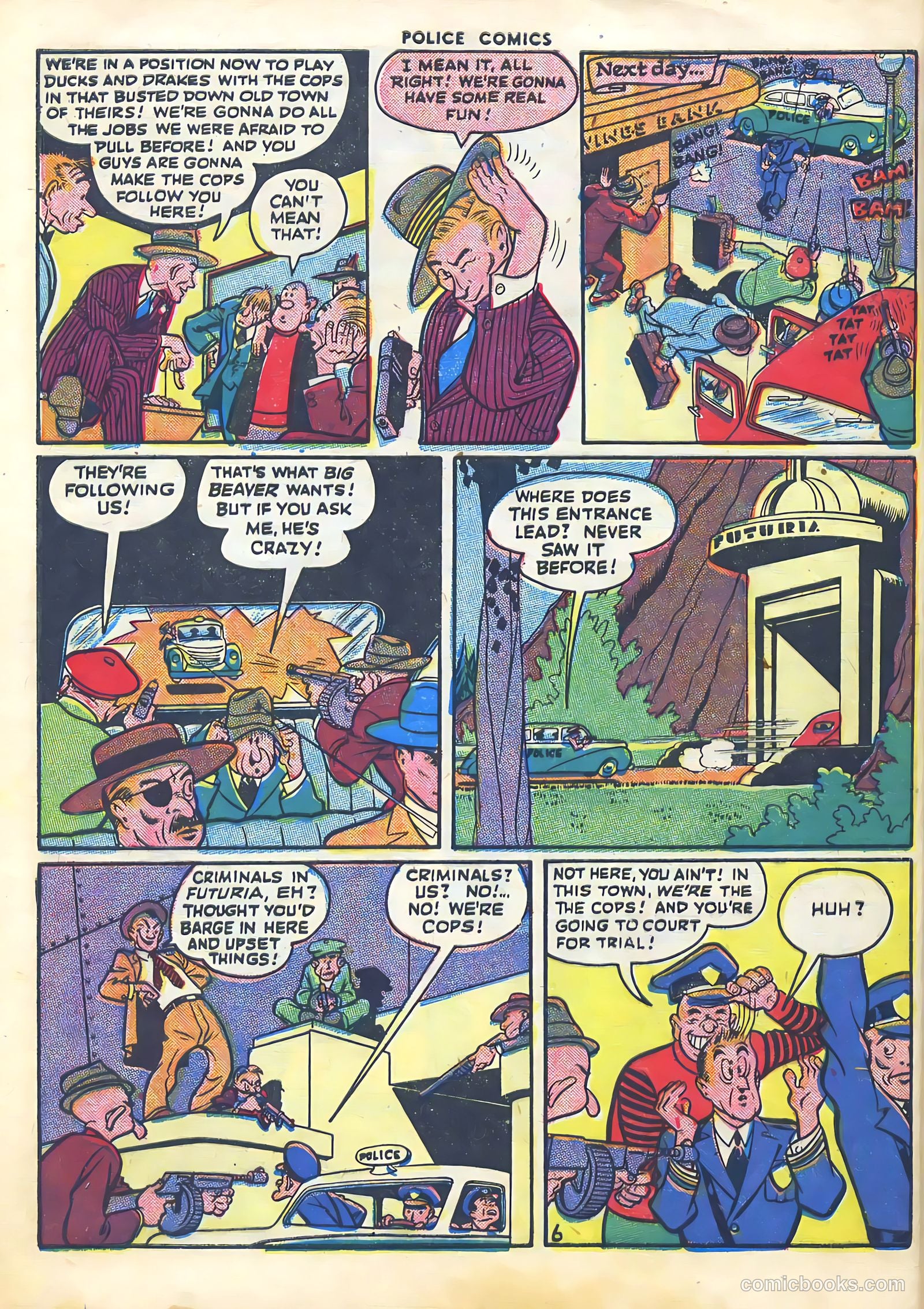 Police Comics #48 — page 8 of 60