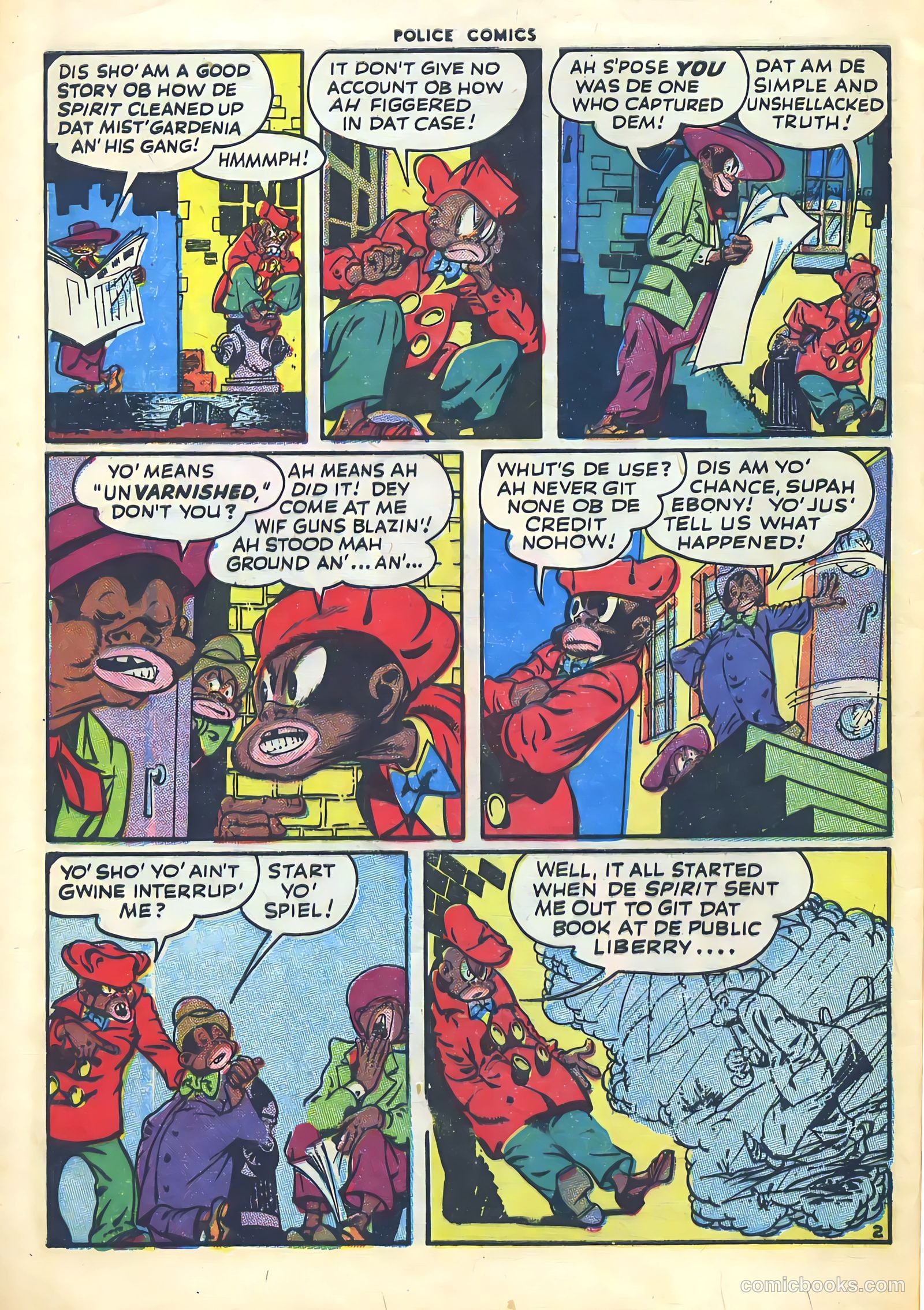 Police Comics #48 — page 52 of 60