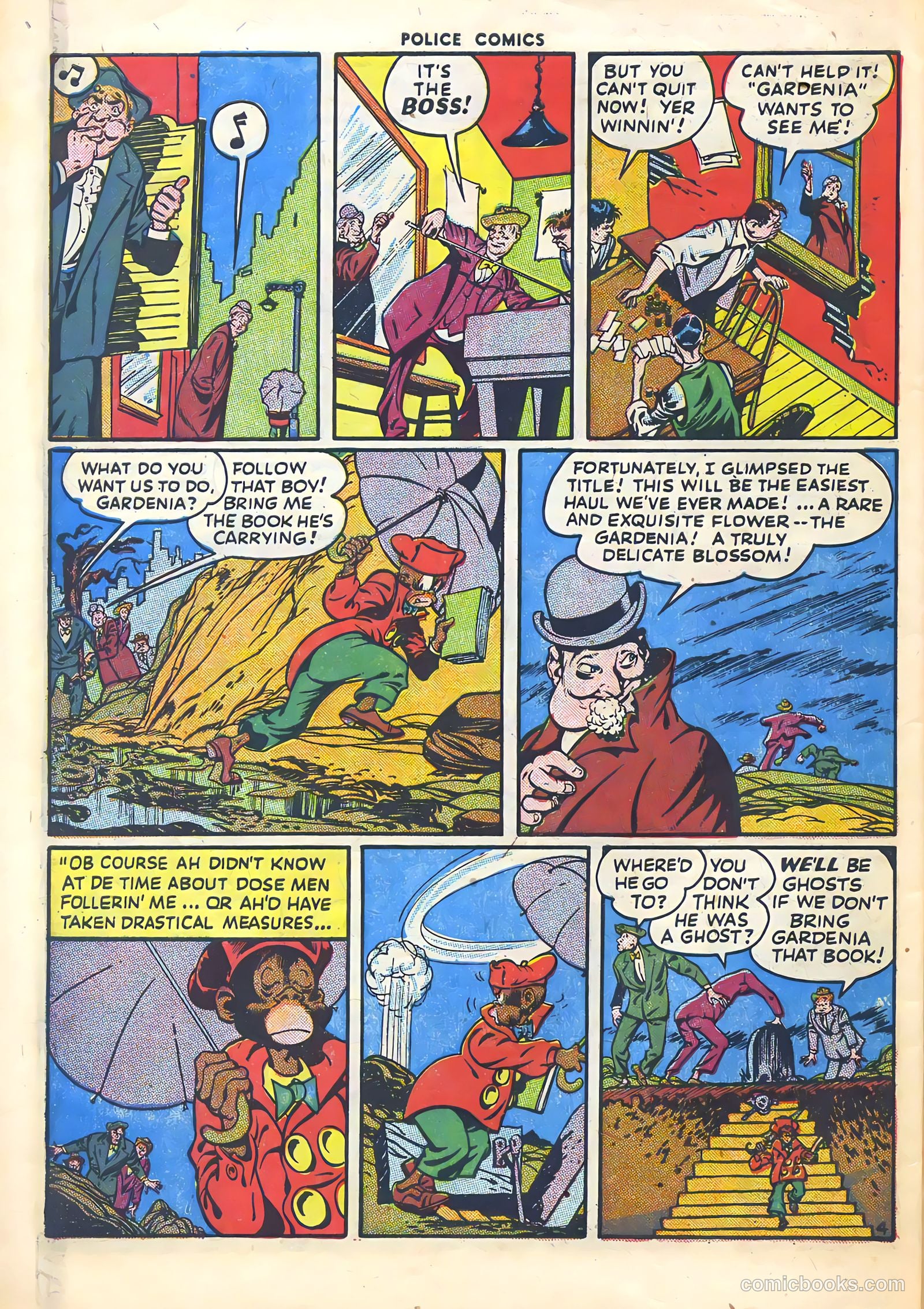 Police Comics #48 — page 54 of 60