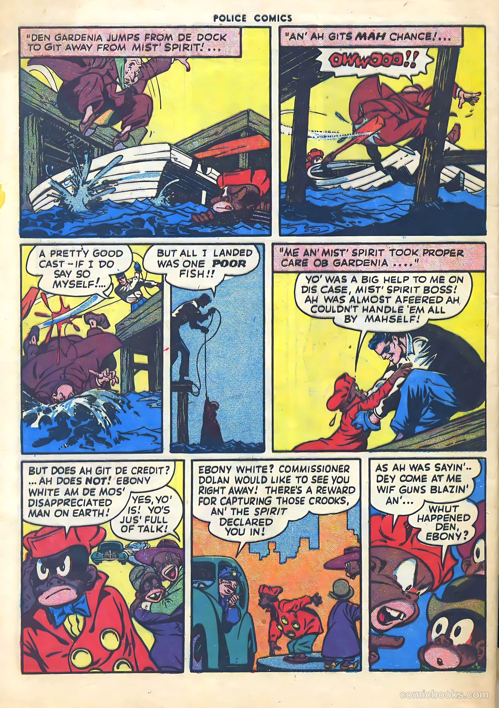 Police Comics #48 — page 58 of 60