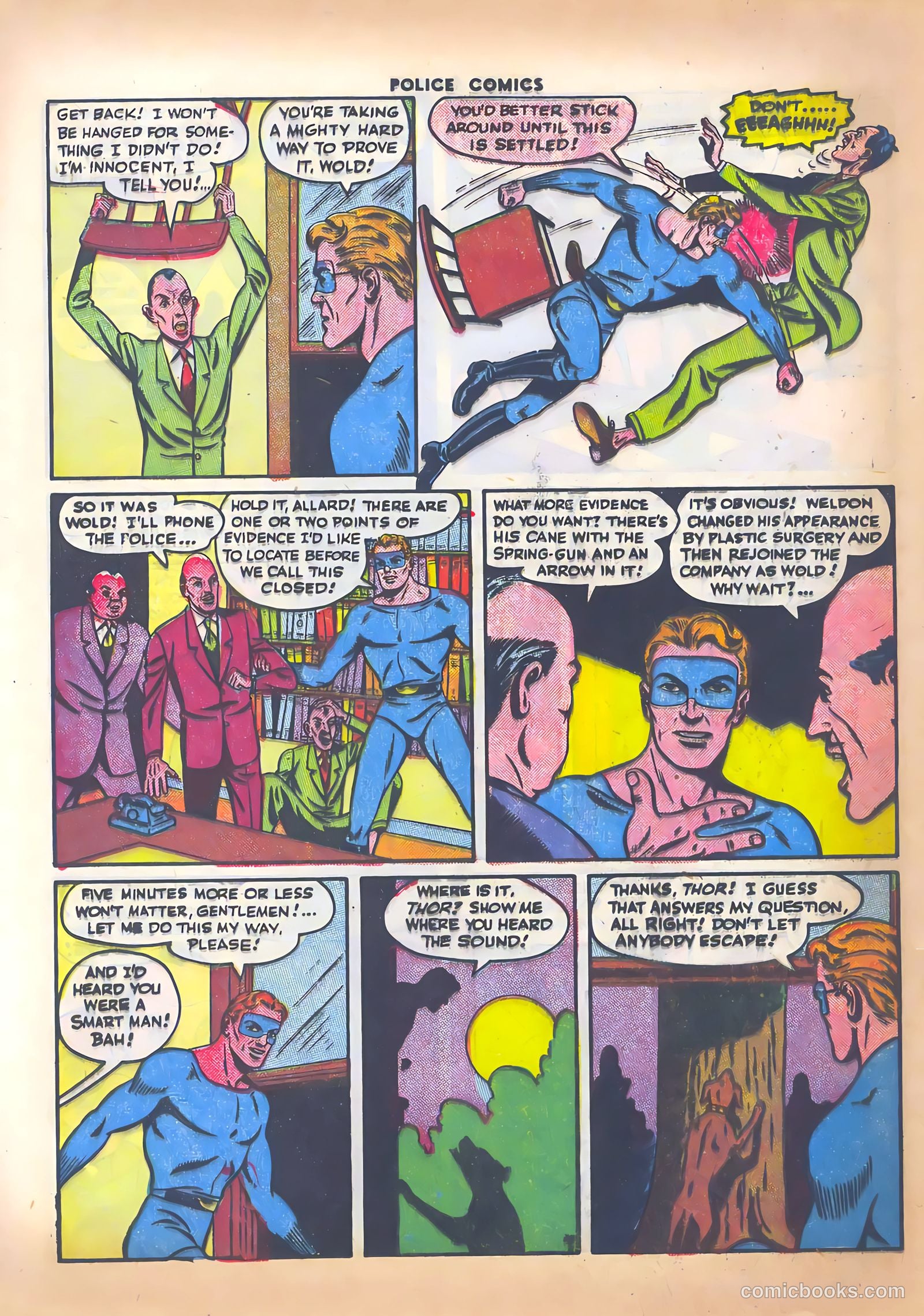 Police Comics #49 — page 44 of 60