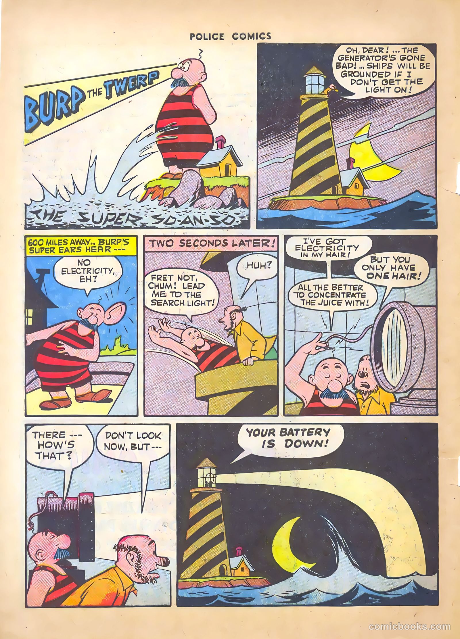 Police Comics #49 — page 50 of 60