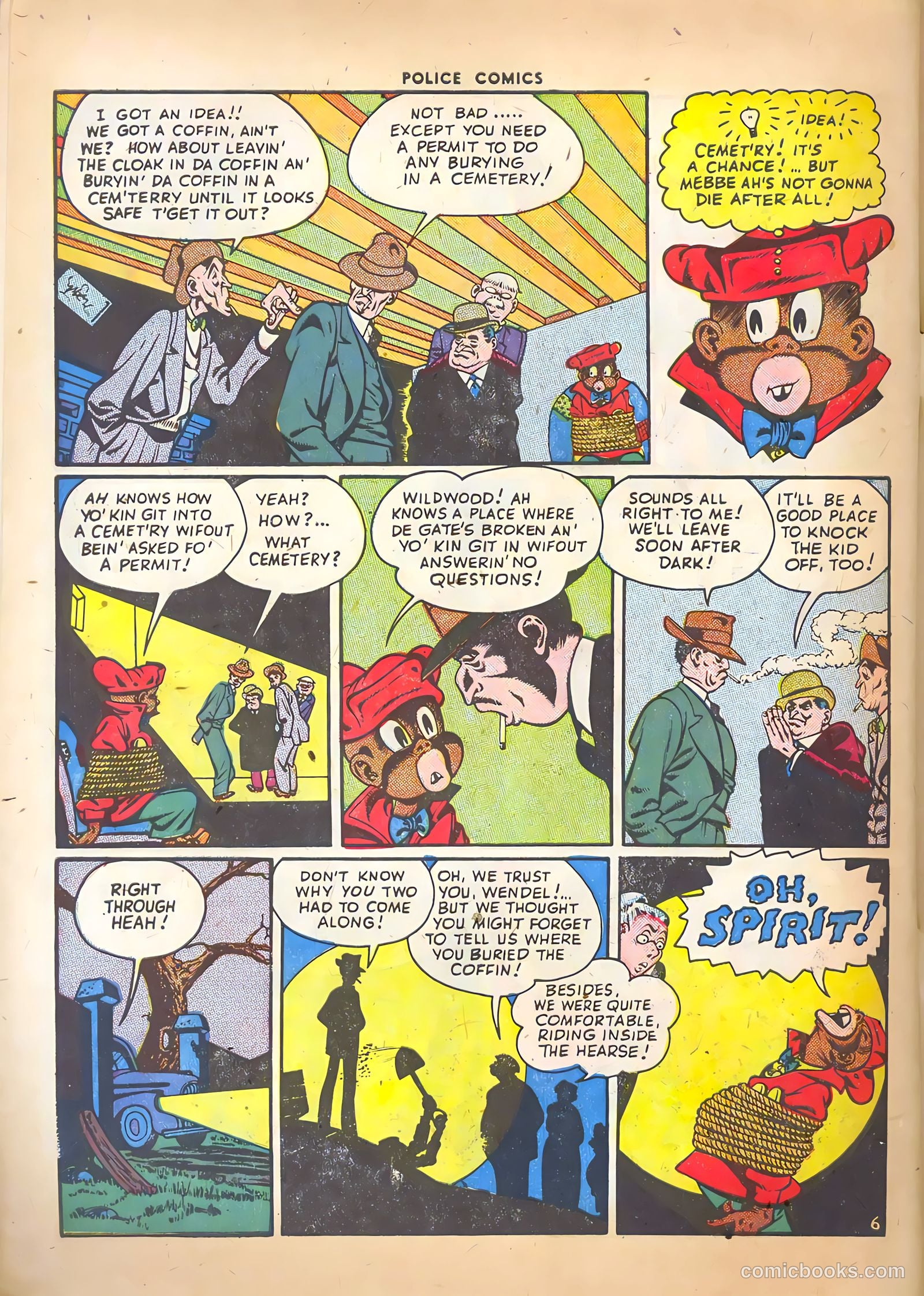 Police Comics #49 — page 56 of 60