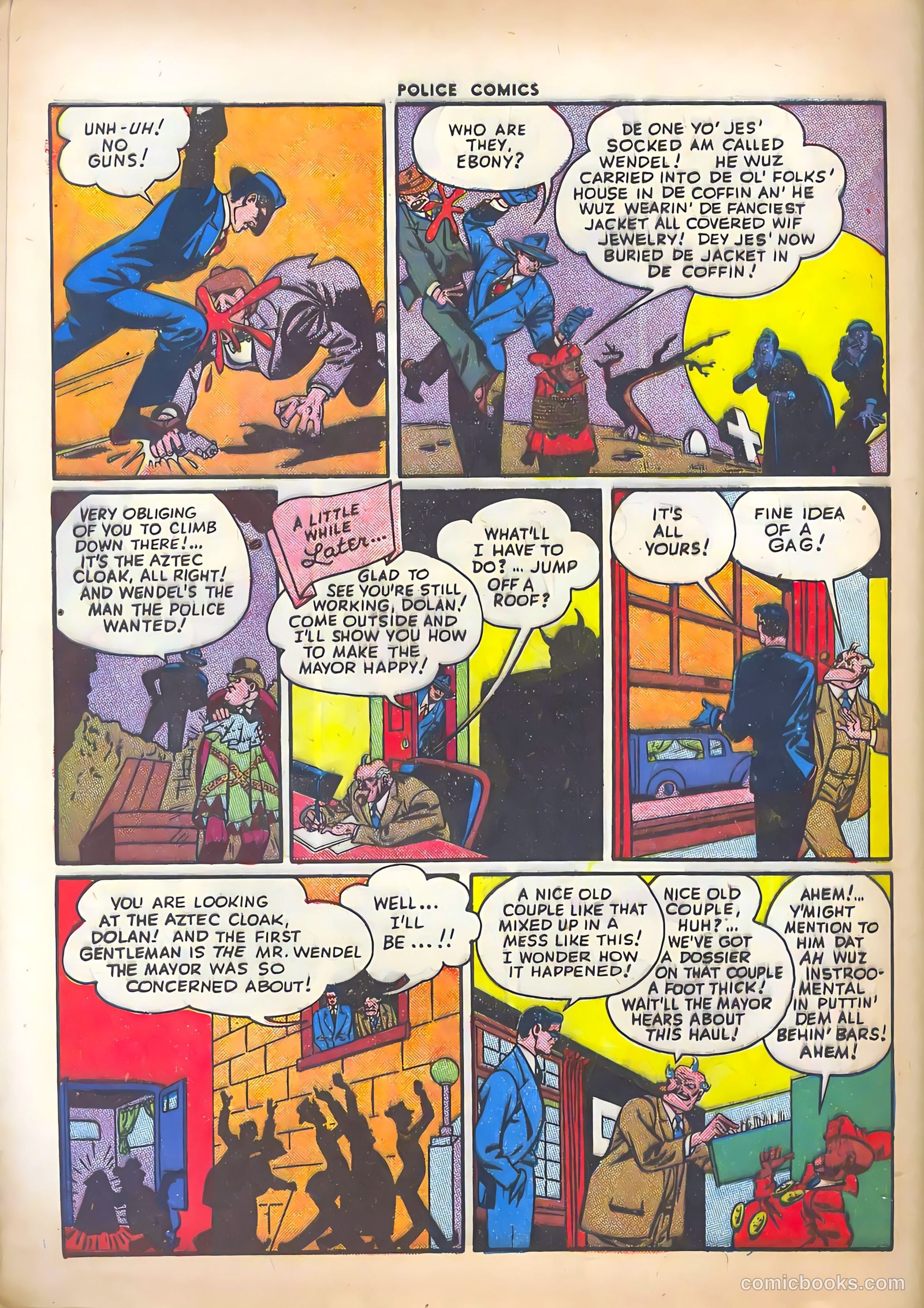 Police Comics #49 — page 58 of 60