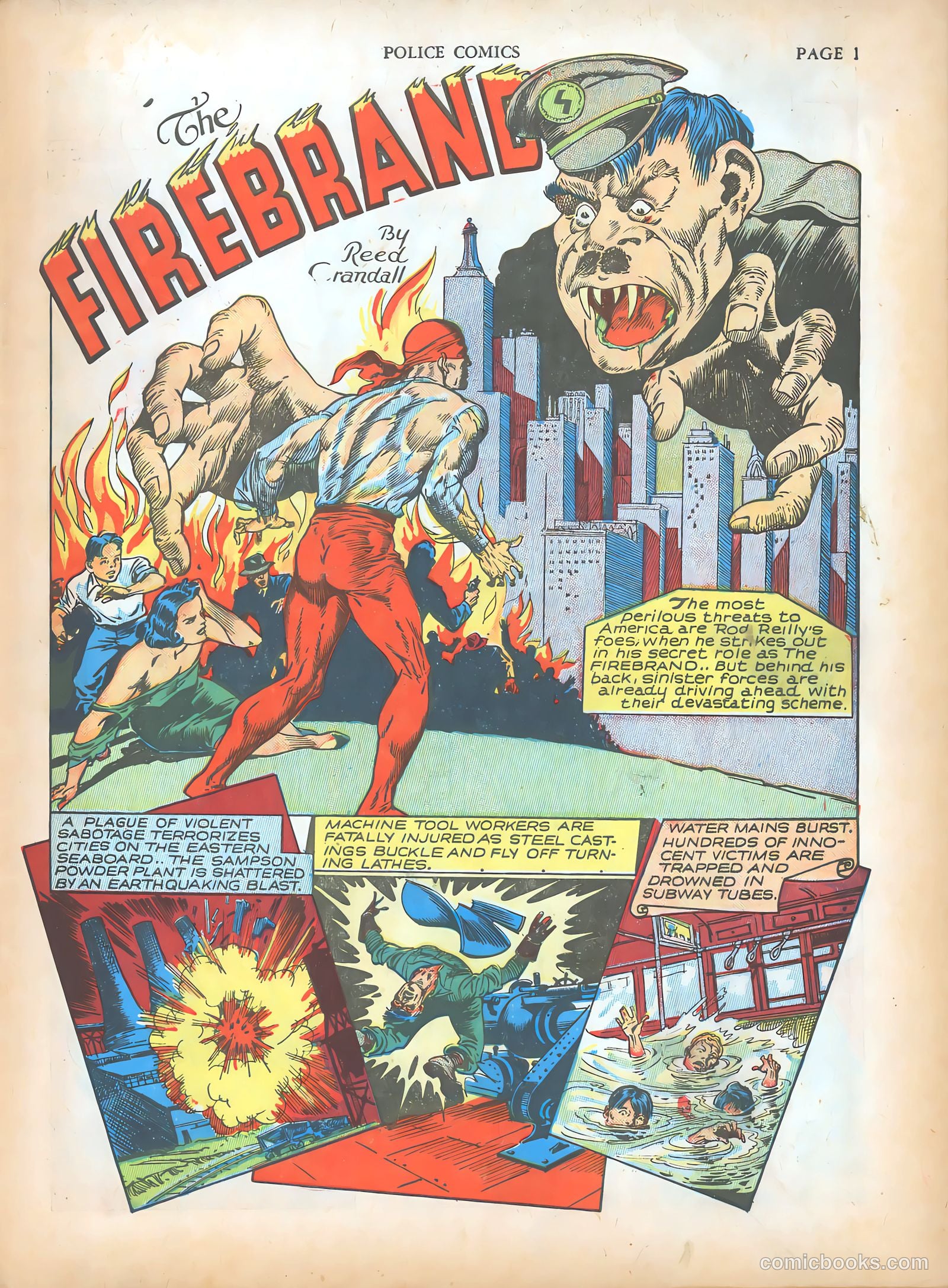 Police Comics #5 — page 3 of 68