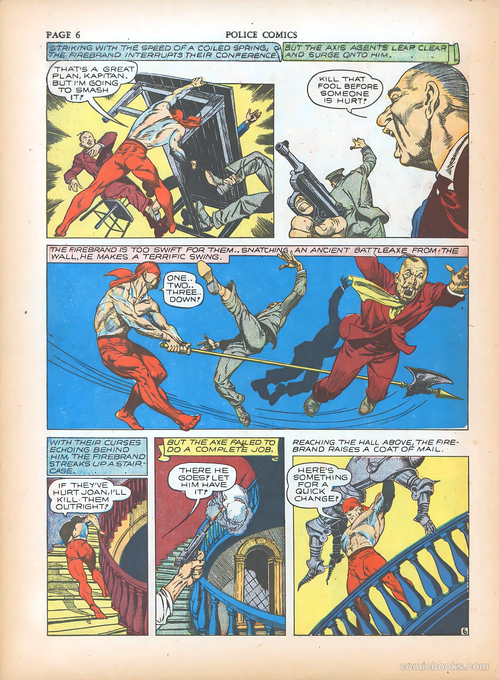 Police Comics #5 — page 8 of 68