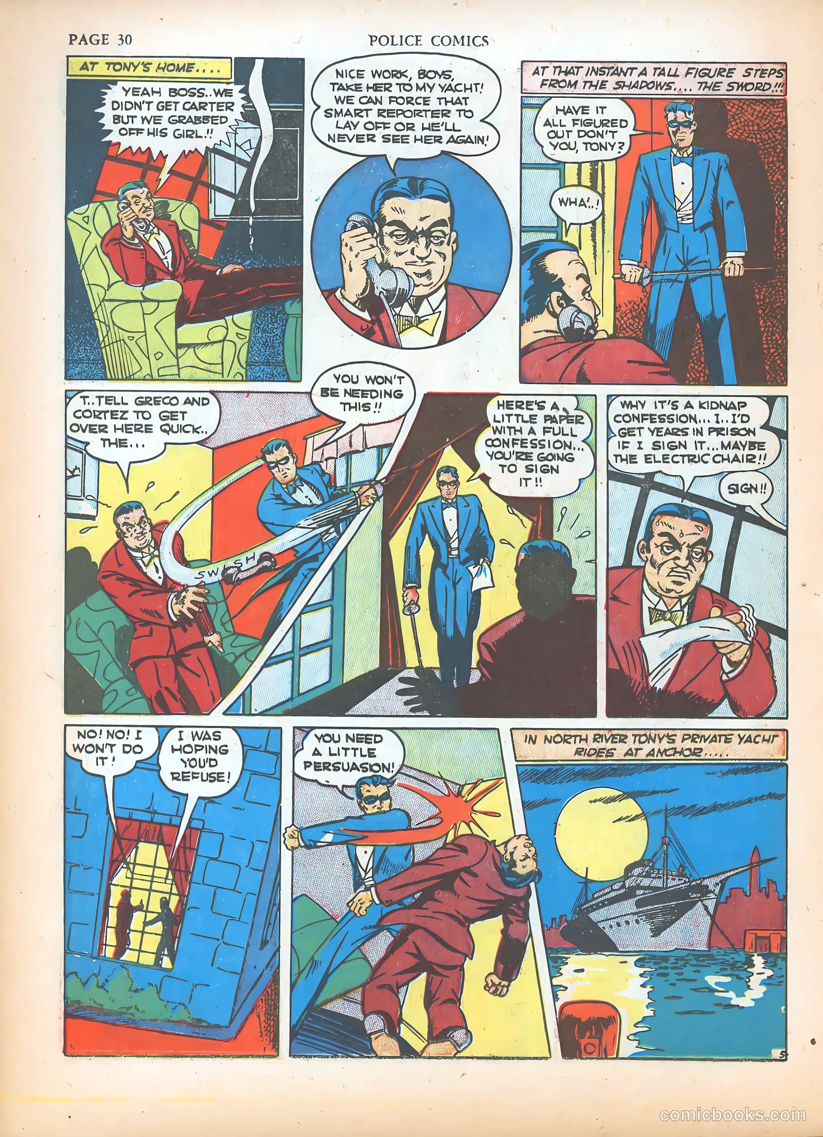 Police Comics #5 — page 32 of 68