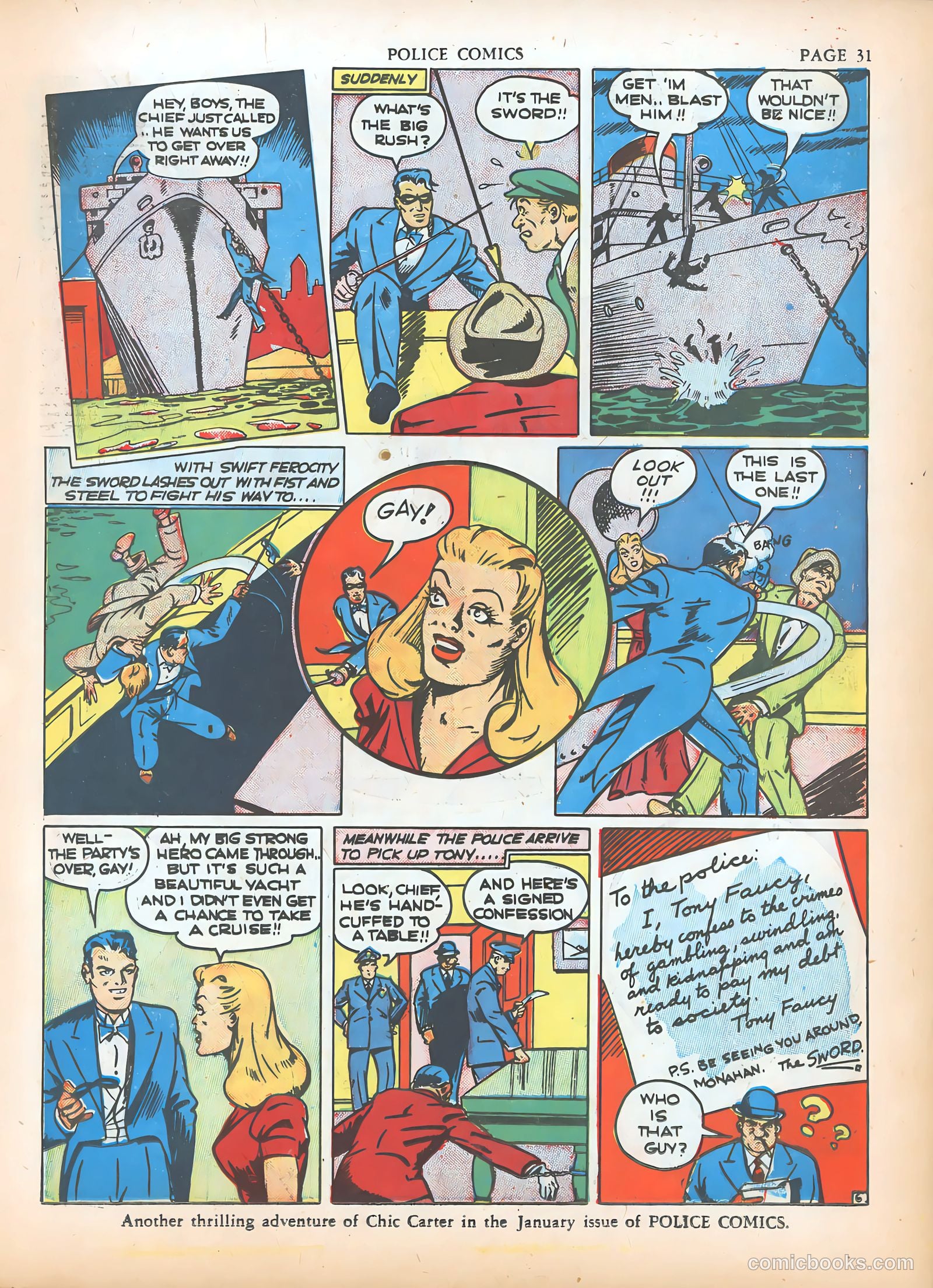 Police Comics #5 — page 33 of 68