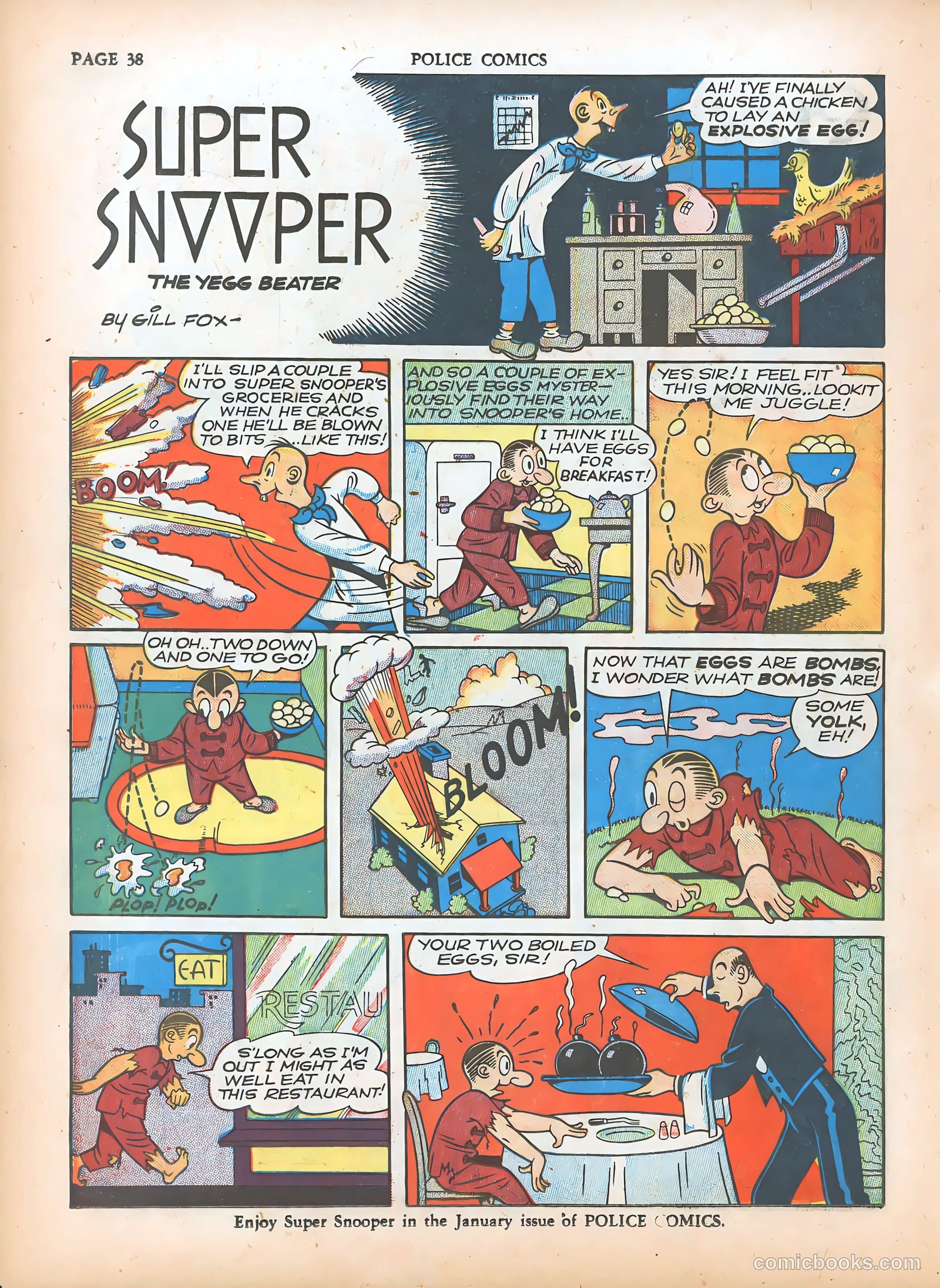 Police Comics #5 — page 40 of 68
