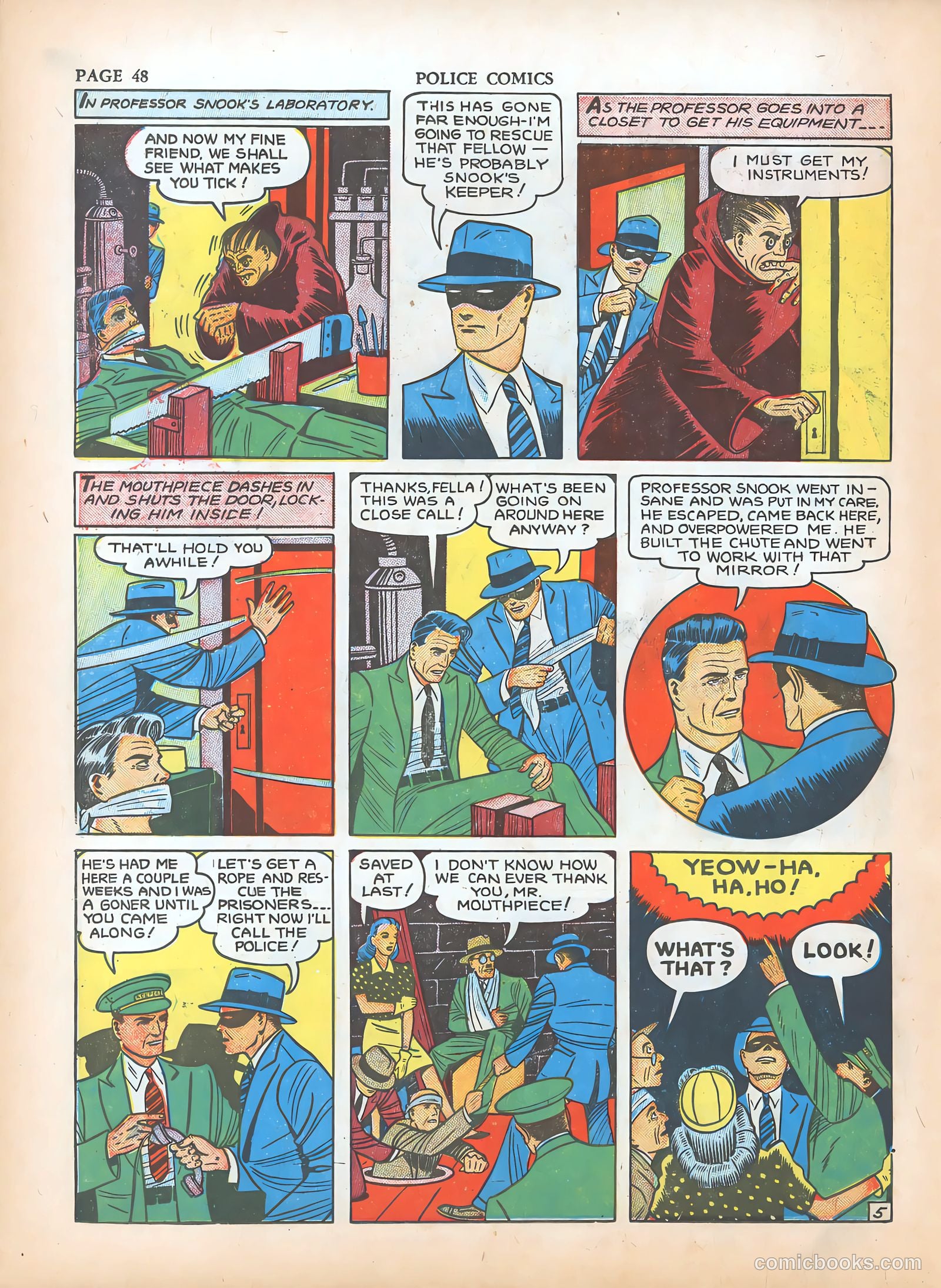 Police Comics #5 — page 50 of 68