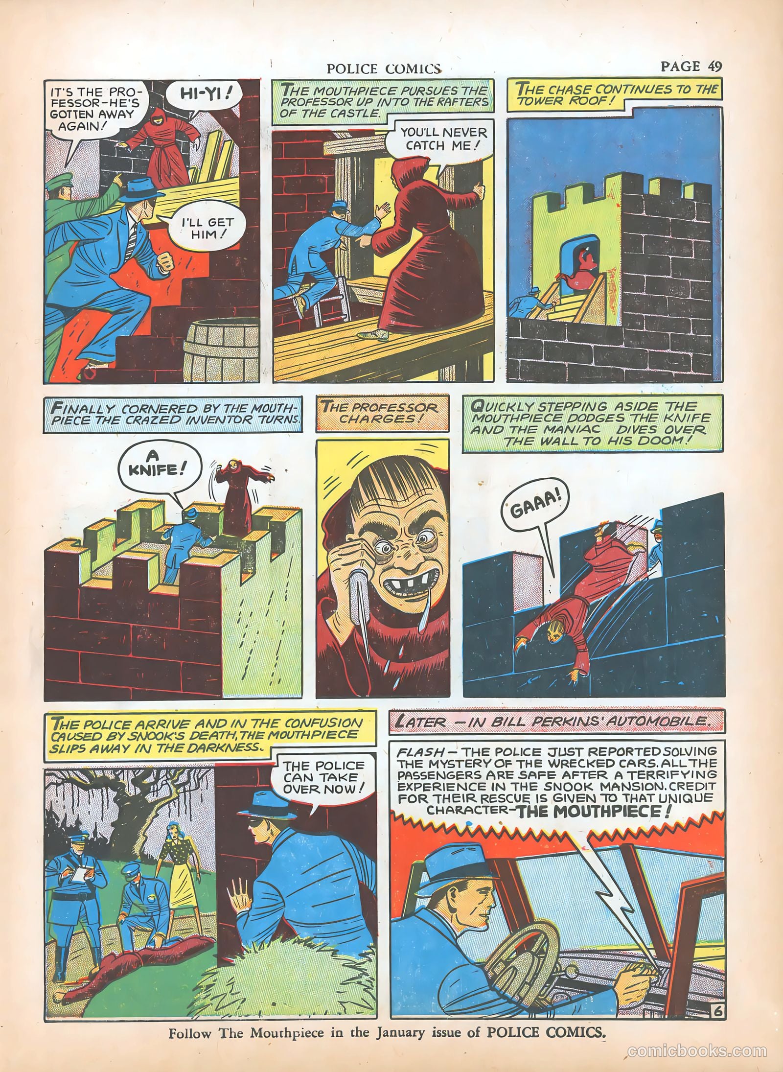 Police Comics #5 — page 51 of 68