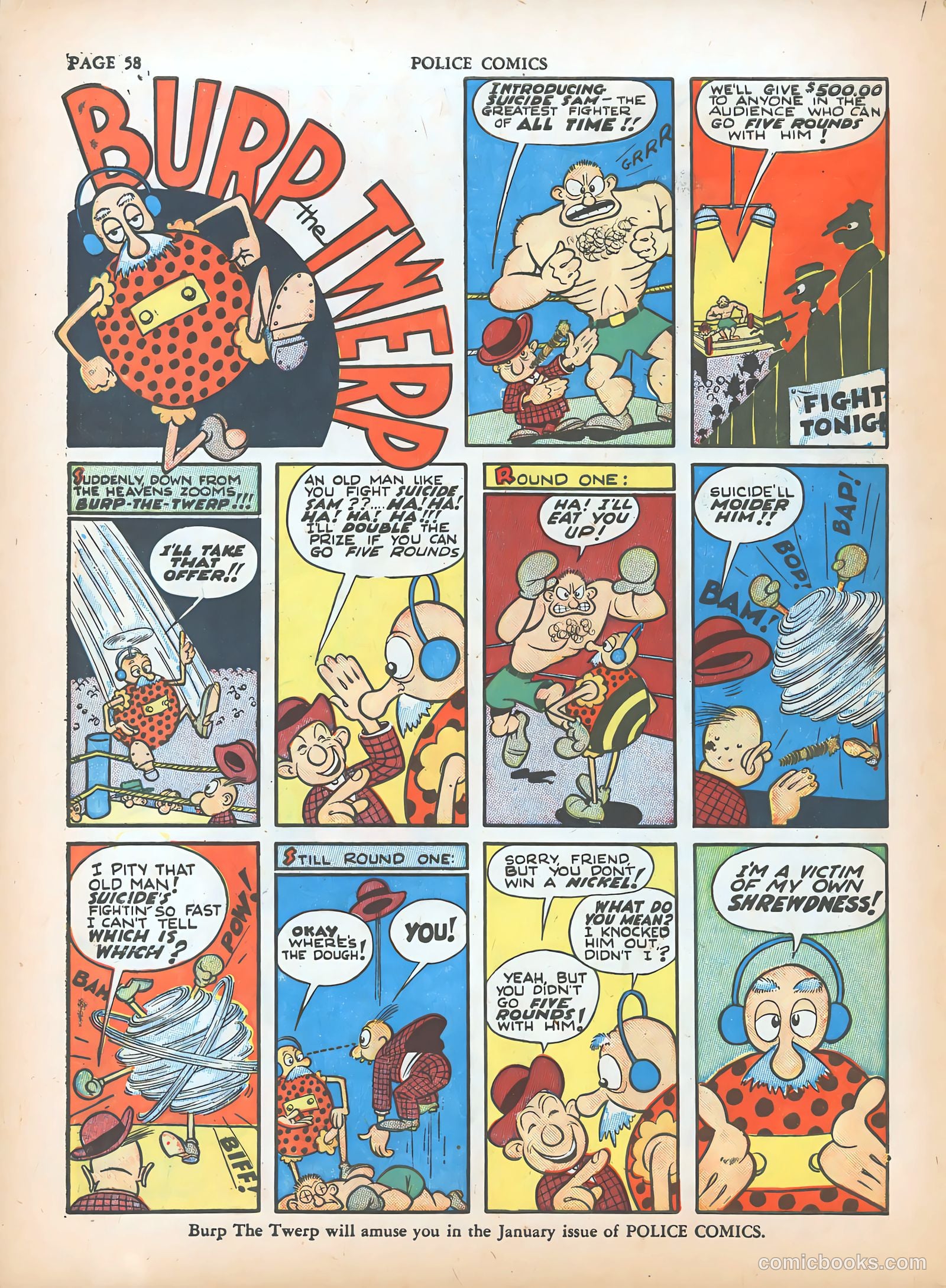 Police Comics #5 — page 60 of 68