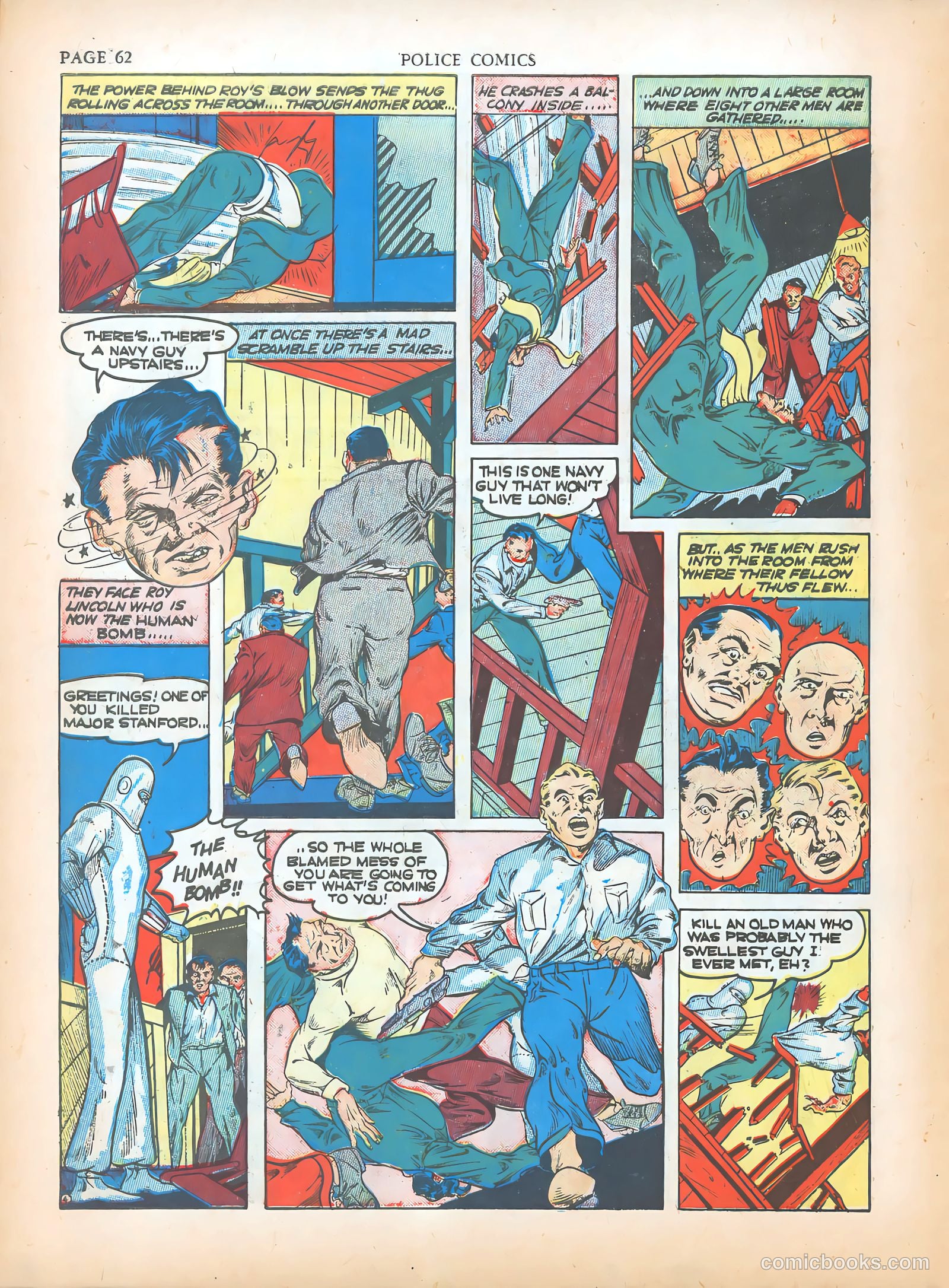 Police Comics #5 — page 64 of 68