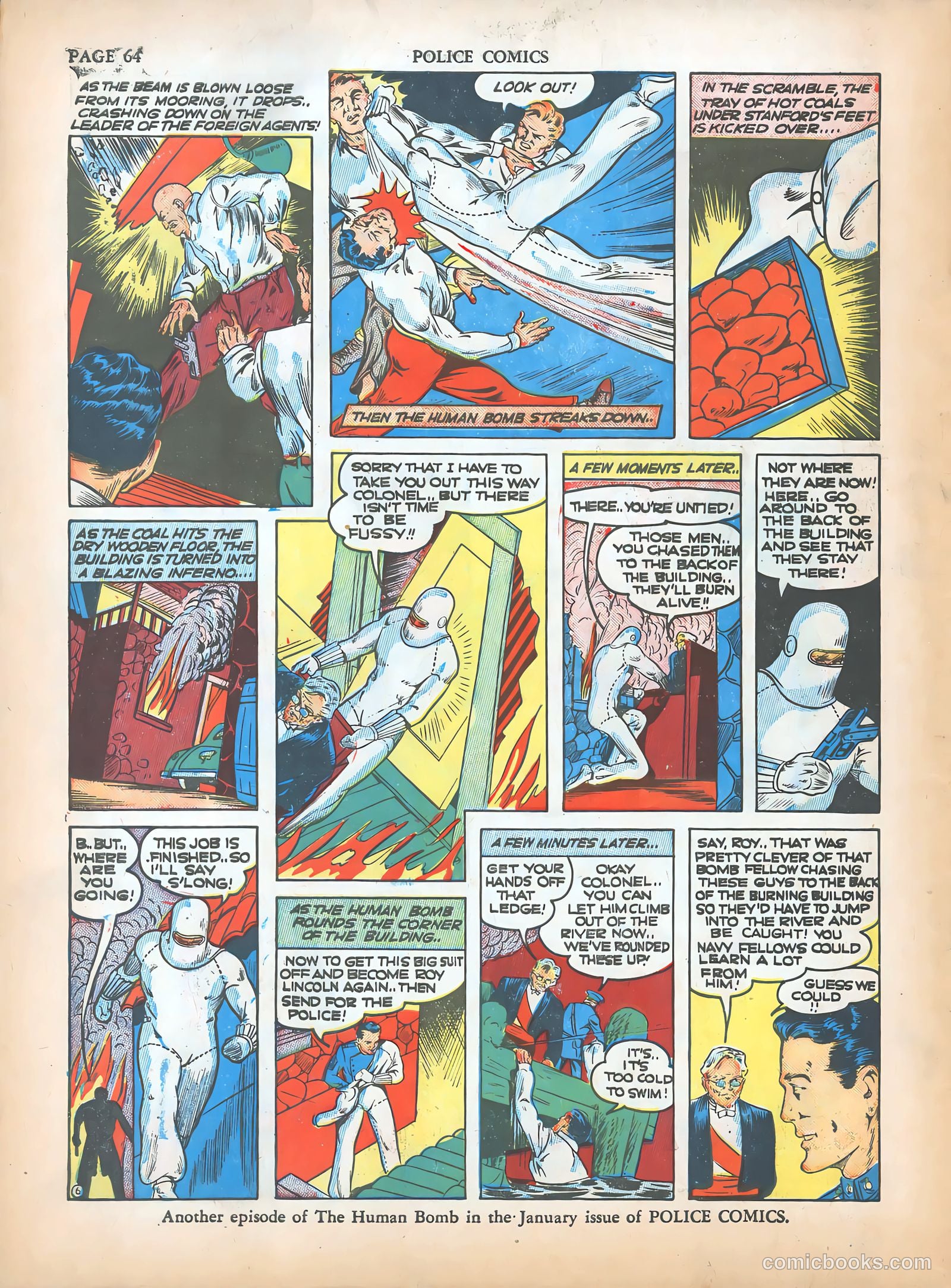 Police Comics #5 — page 66 of 68