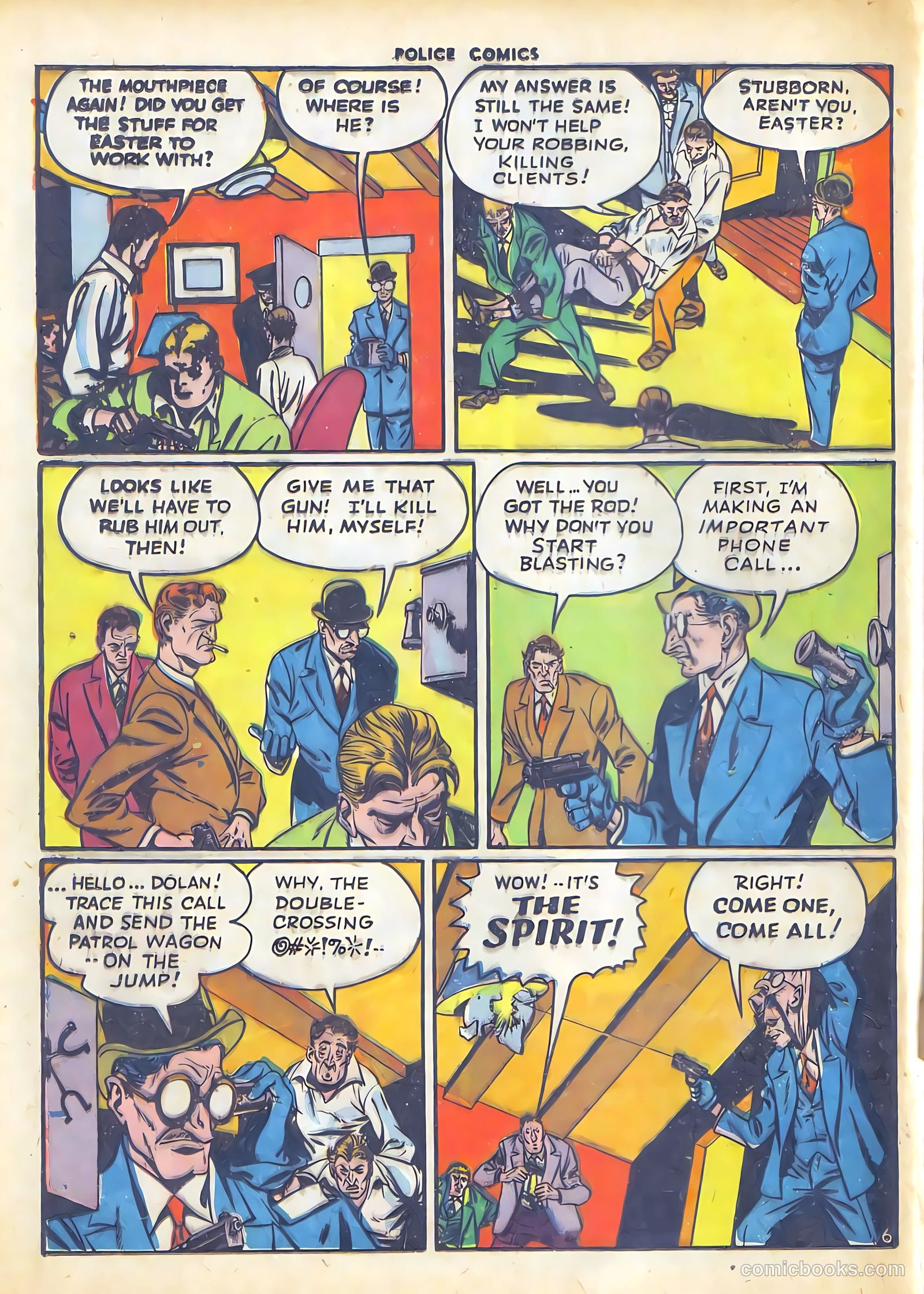 Police Comics #50 — page 36 of 60