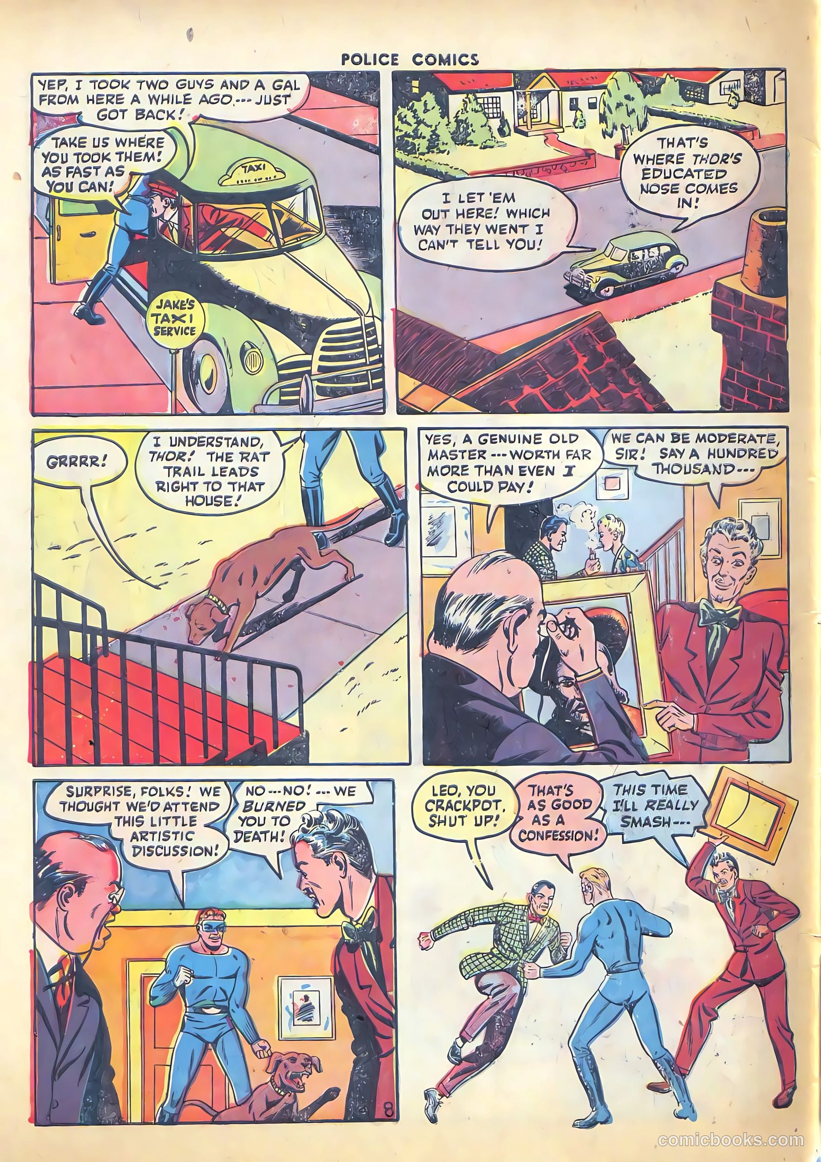 Police Comics #50 — page 56 of 60