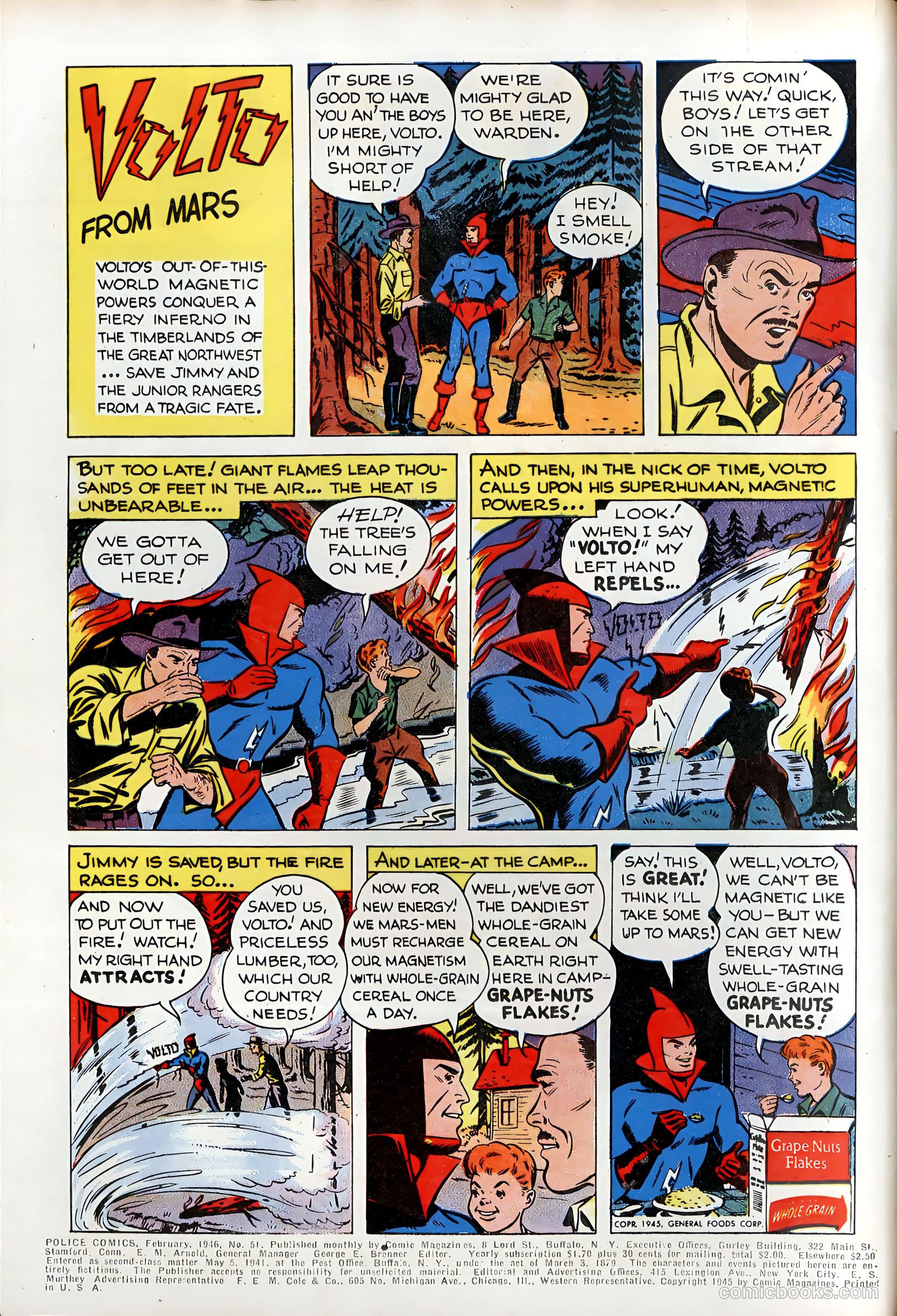 Police Comics #51 — page 2 of 60