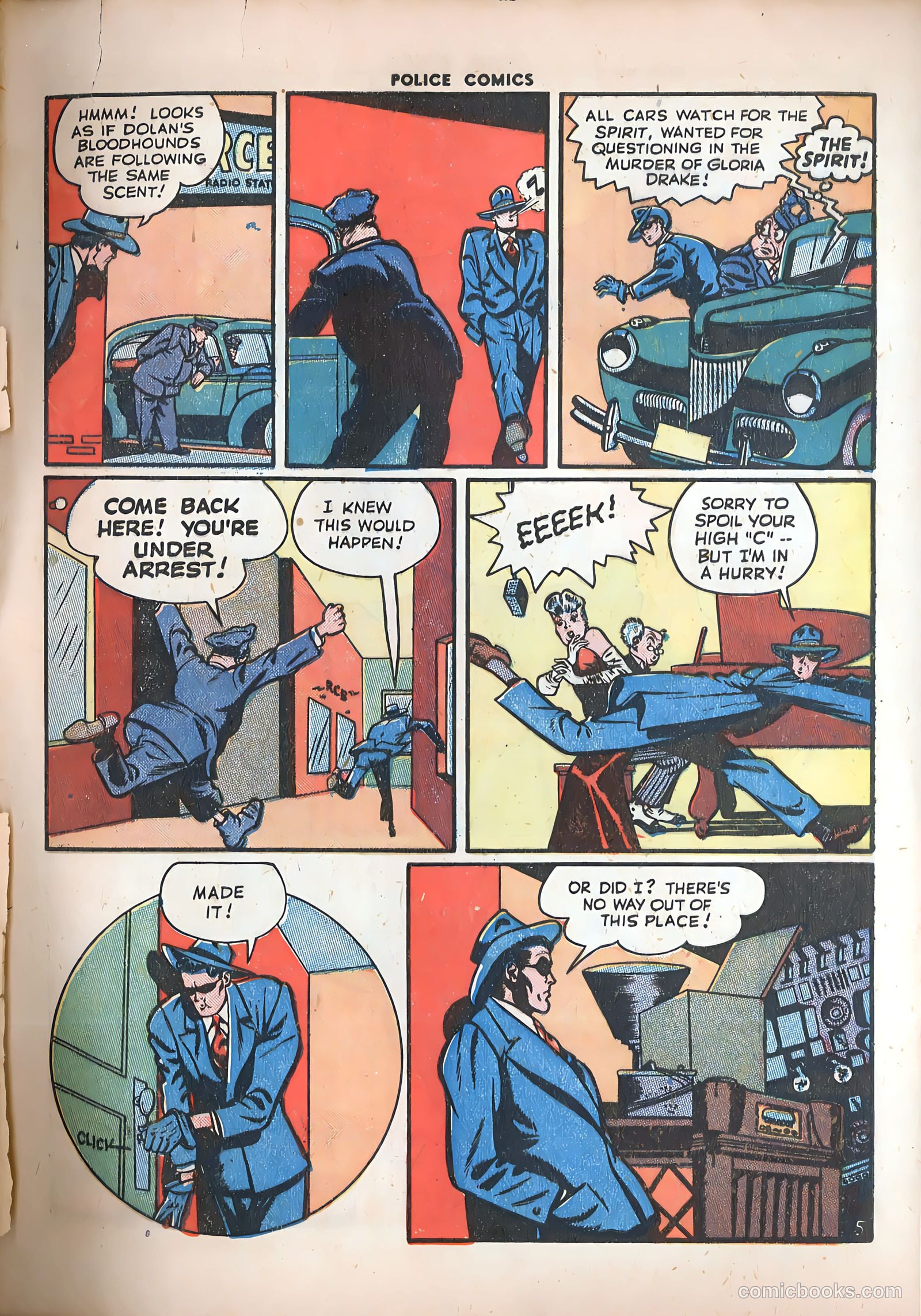 Police Comics #51 — page 55 of 60