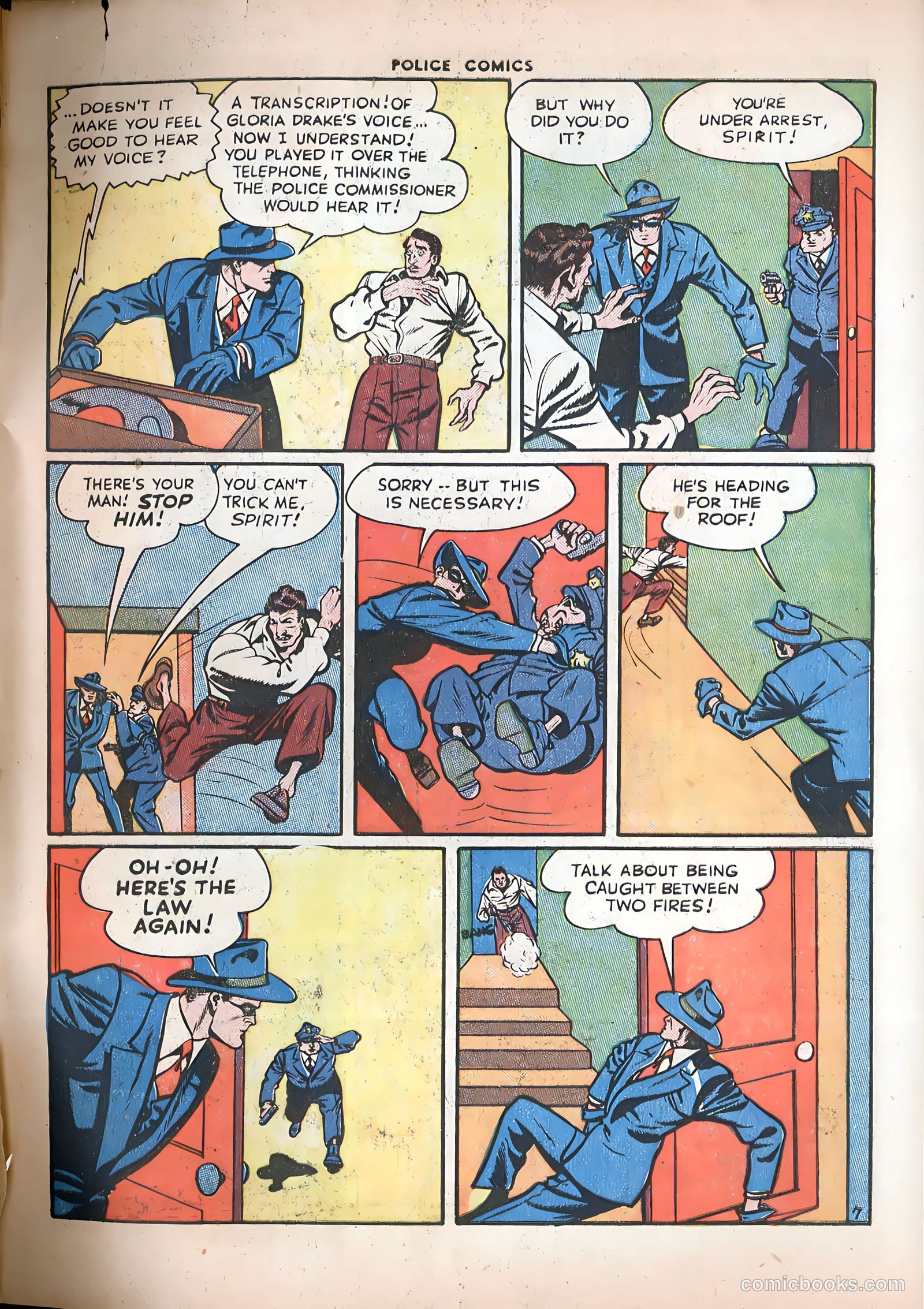Police Comics #51 — page 57 of 60
