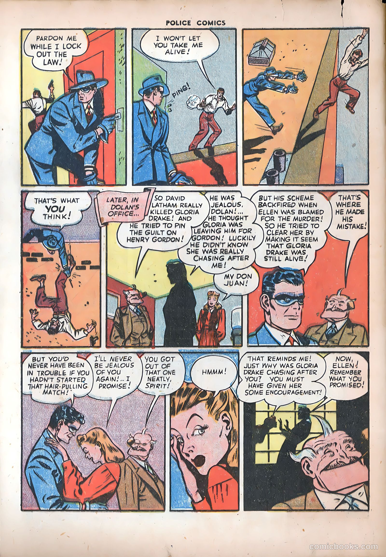 Police Comics #51 — page 58 of 60