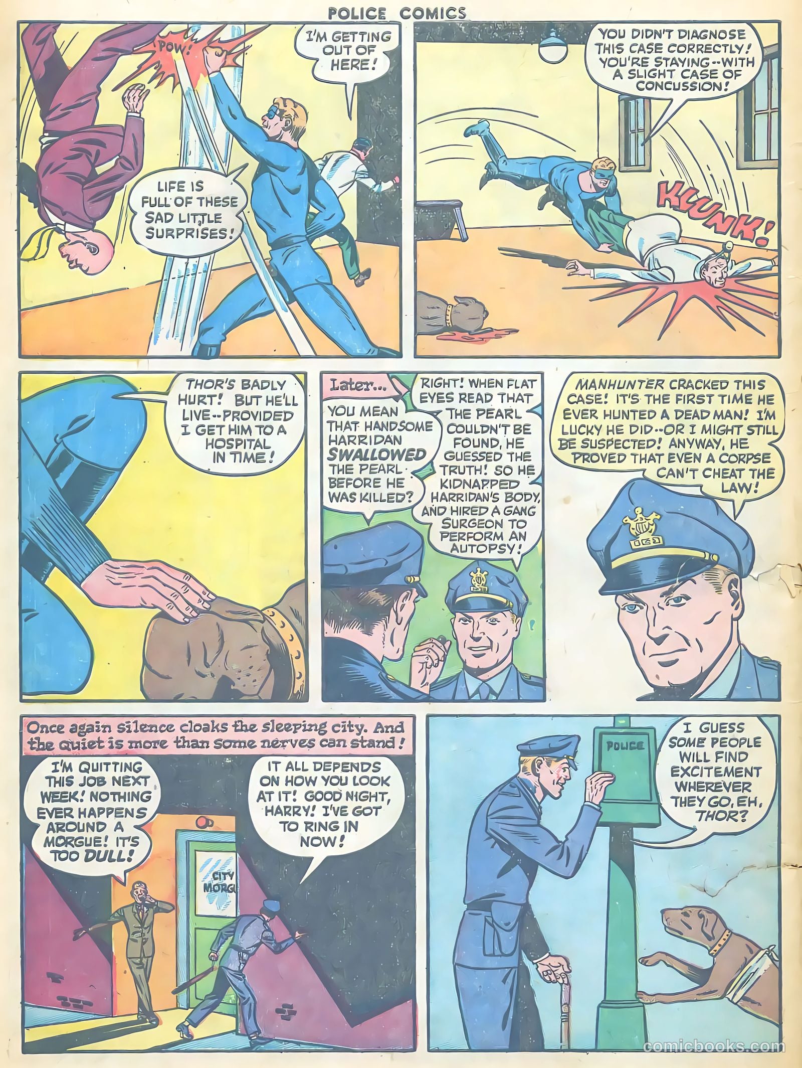 Police Comics #52 — page 50 of 60