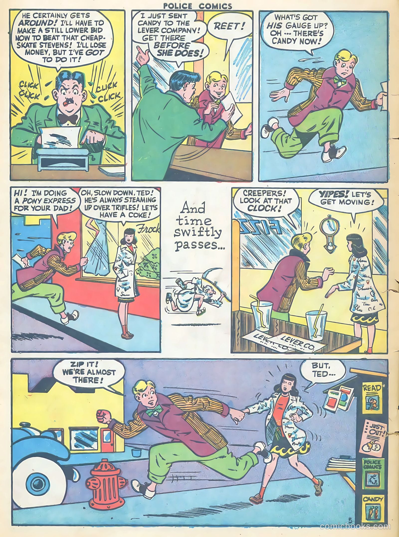 Police Comics #52 — page 56 of 60