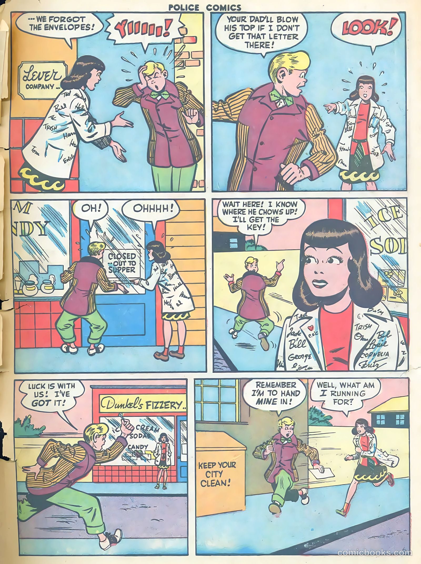 Police Comics #52 — page 57 of 60