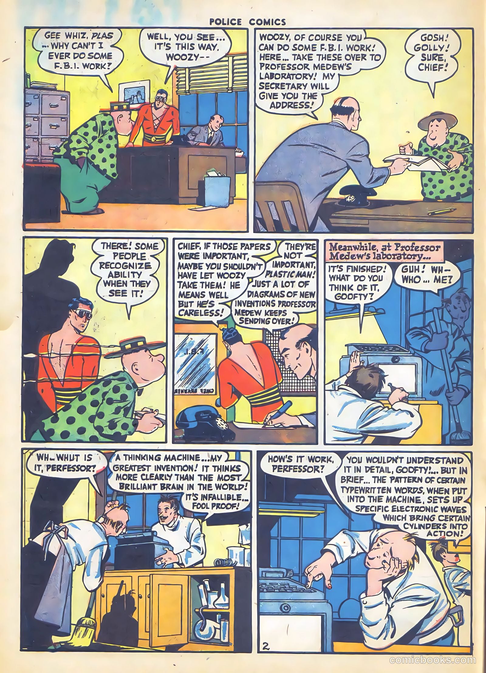 Police Comics #54 — page 4 of 60