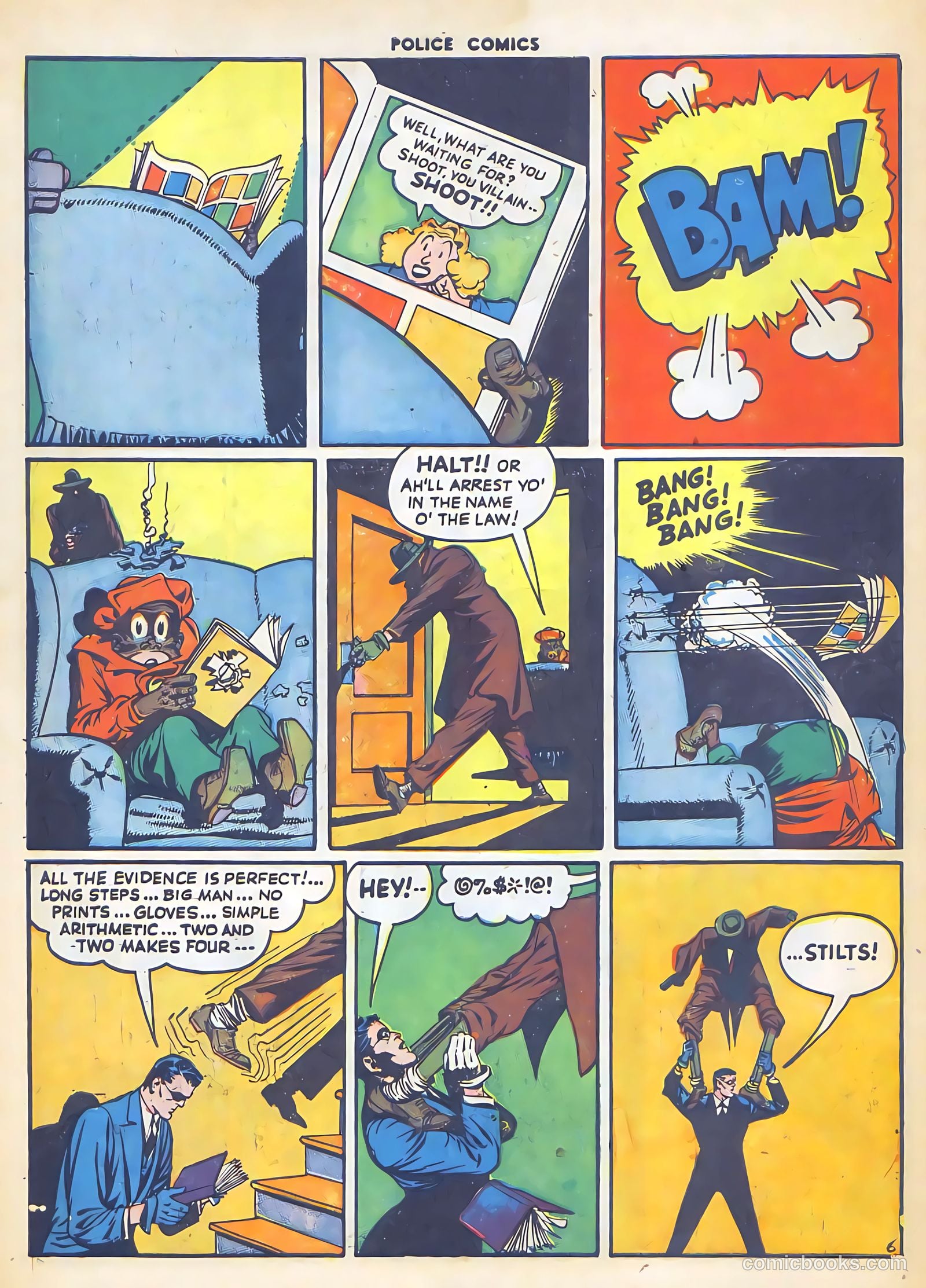 Police Comics #54 — page 56 of 60