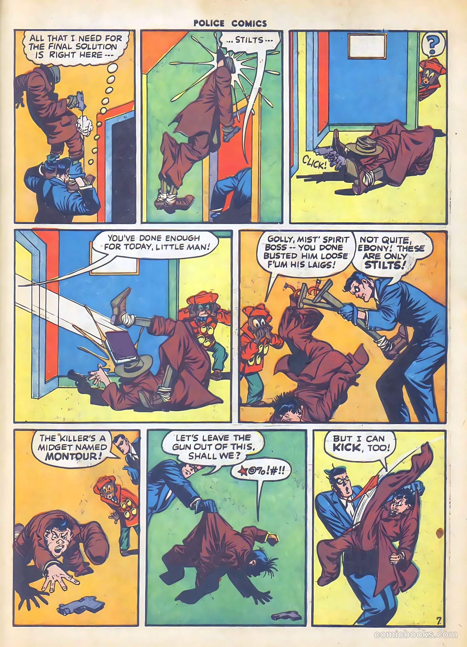 Police Comics #54 — page 57 of 60