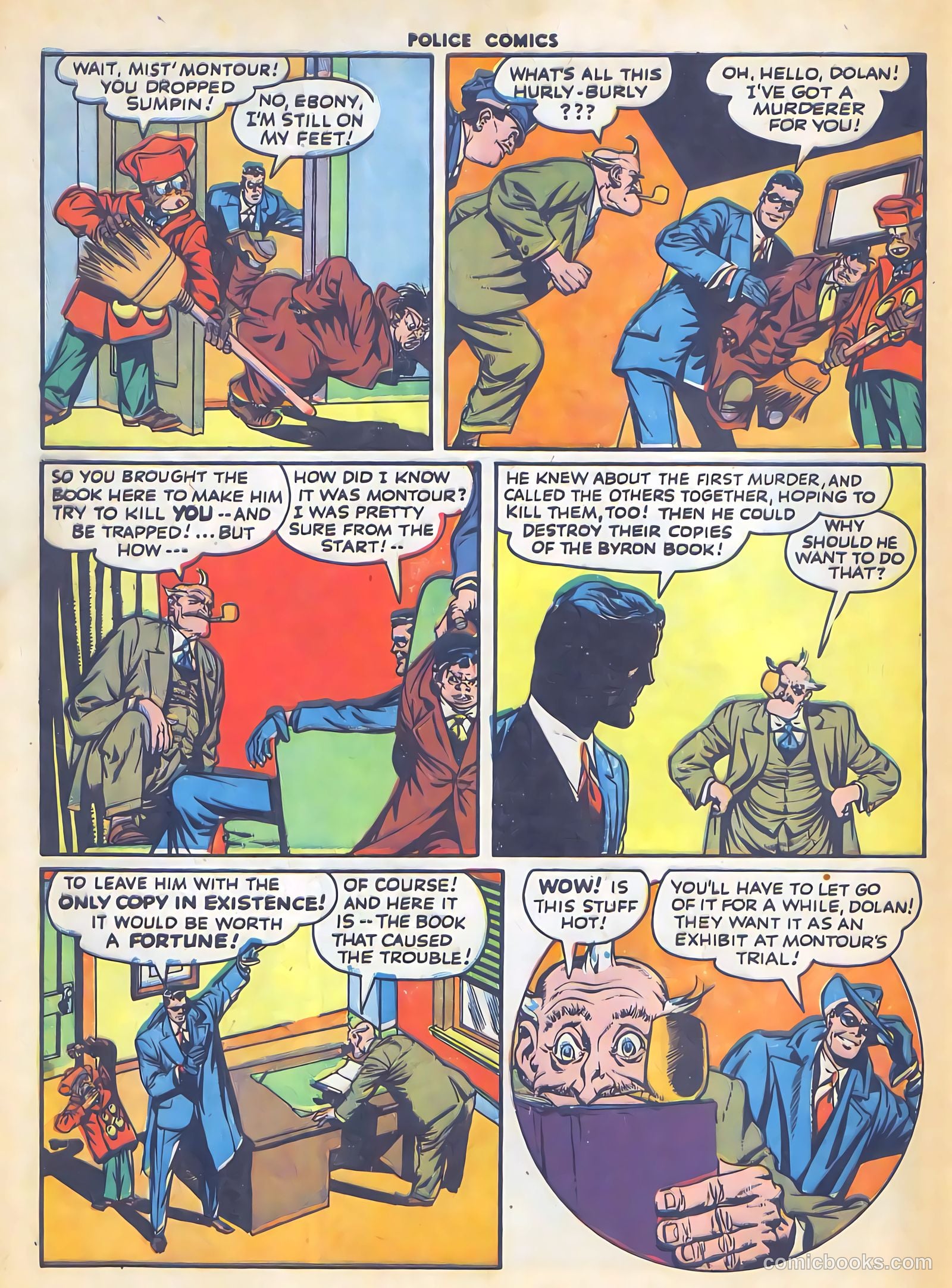 Police Comics #54 — page 58 of 60